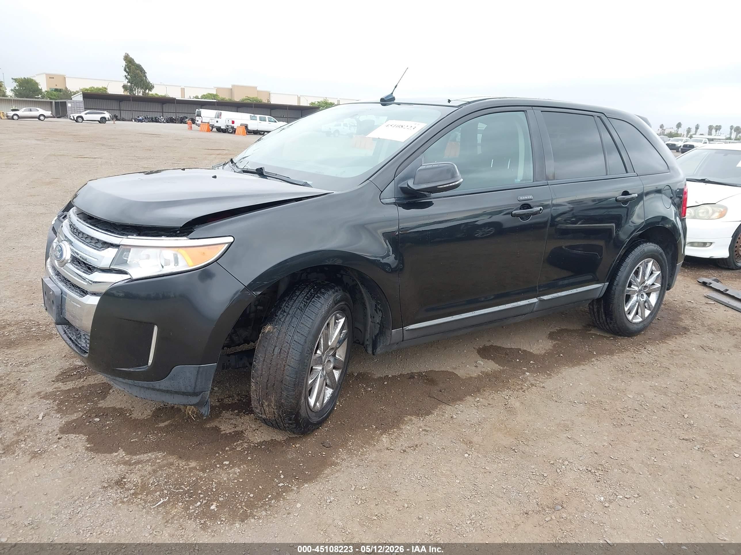 2013 Ford Edge Sel Black vin: 2FMDK3JC0DBE19228