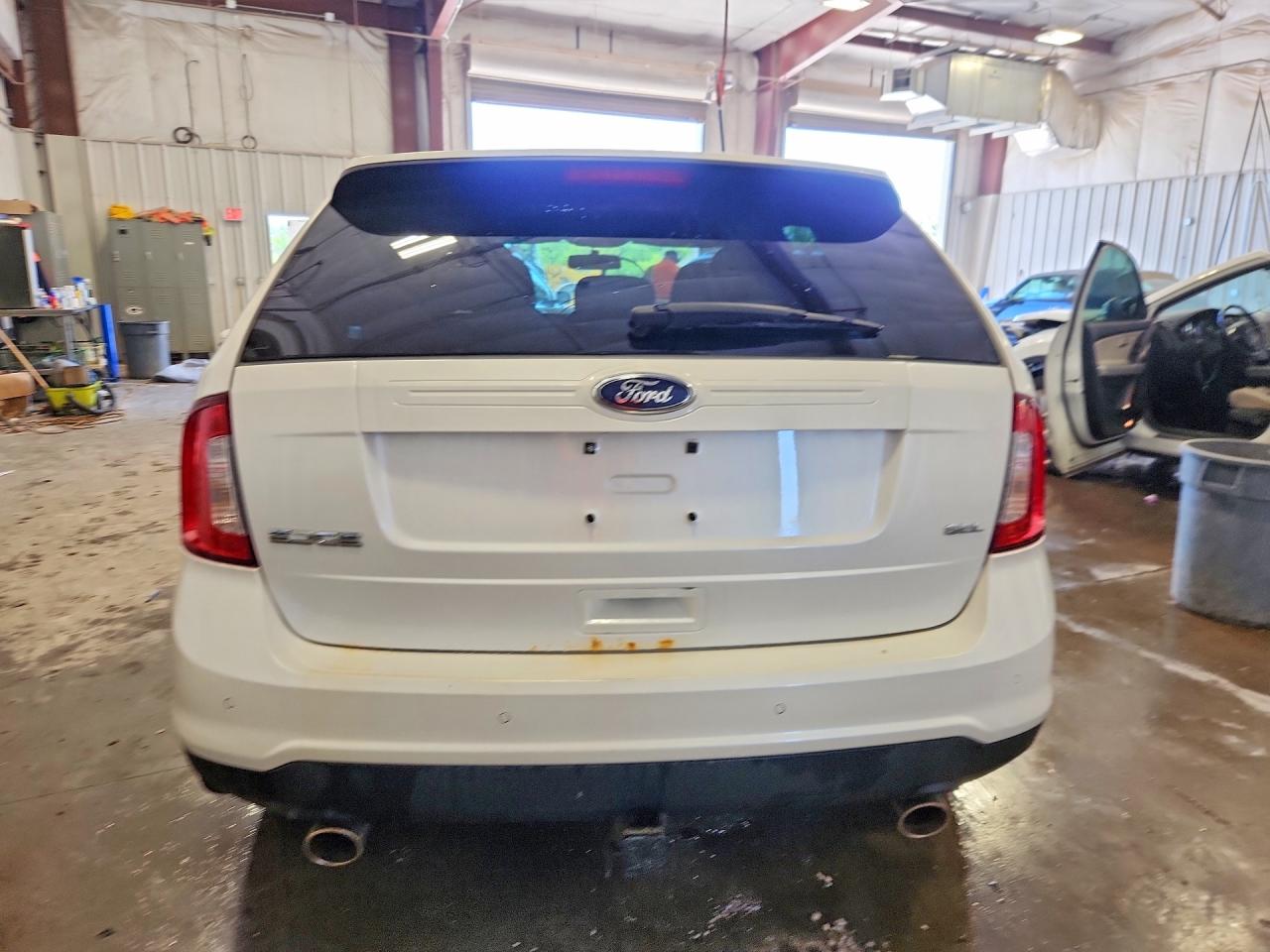 2013 Ford Edge Sel White vin: 2FMDK3JC0DBE38894