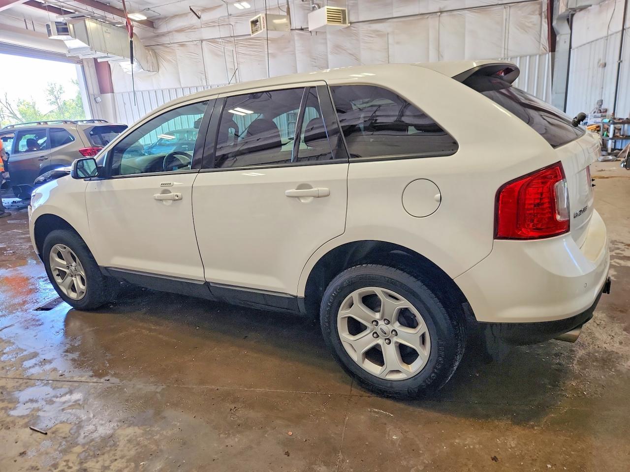 2013 Ford Edge Sel White vin: 2FMDK3JC0DBE38894