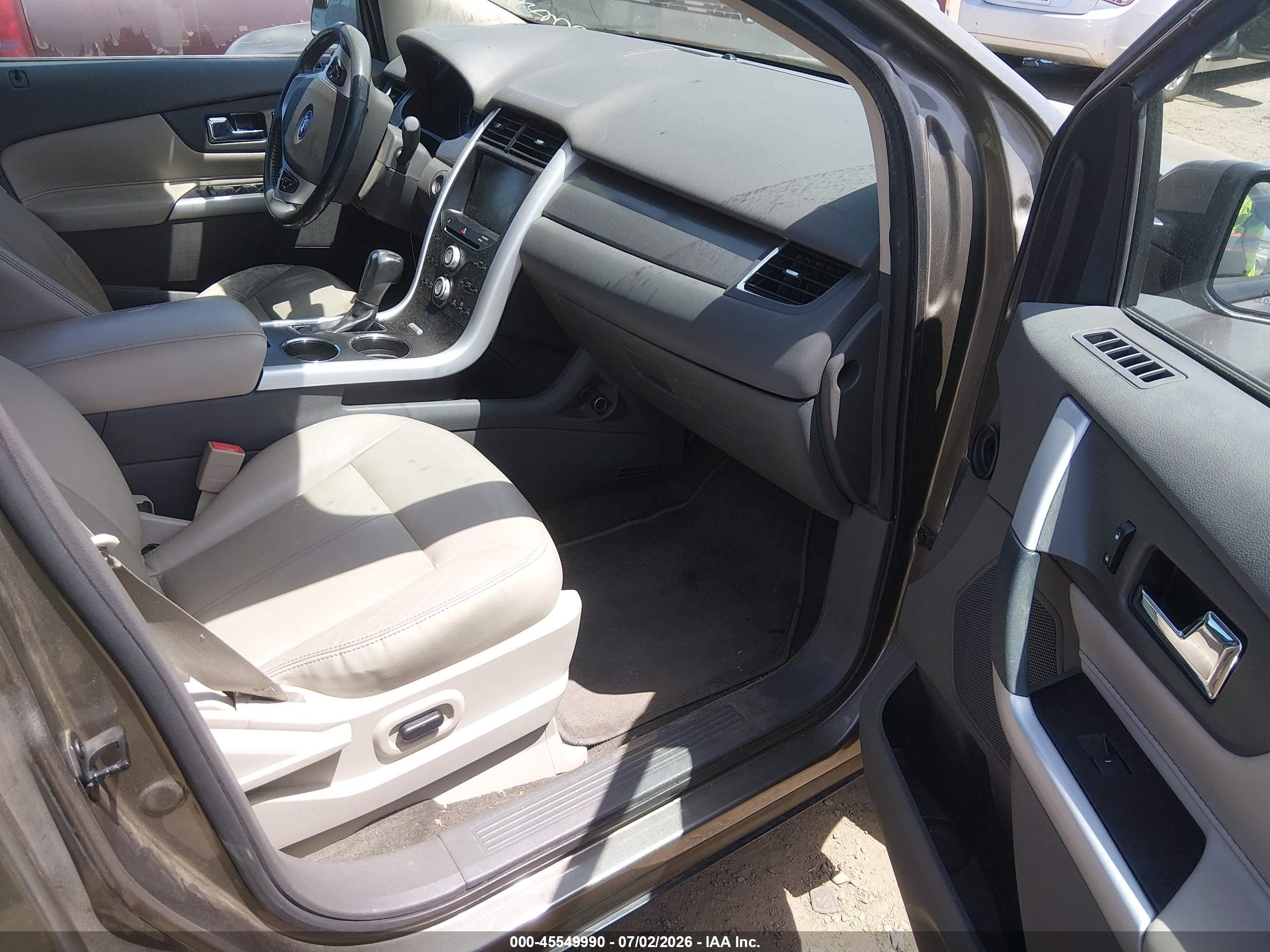 2014 Ford Edge Sel Gray vin: 2FMDK3JC0EBA10731