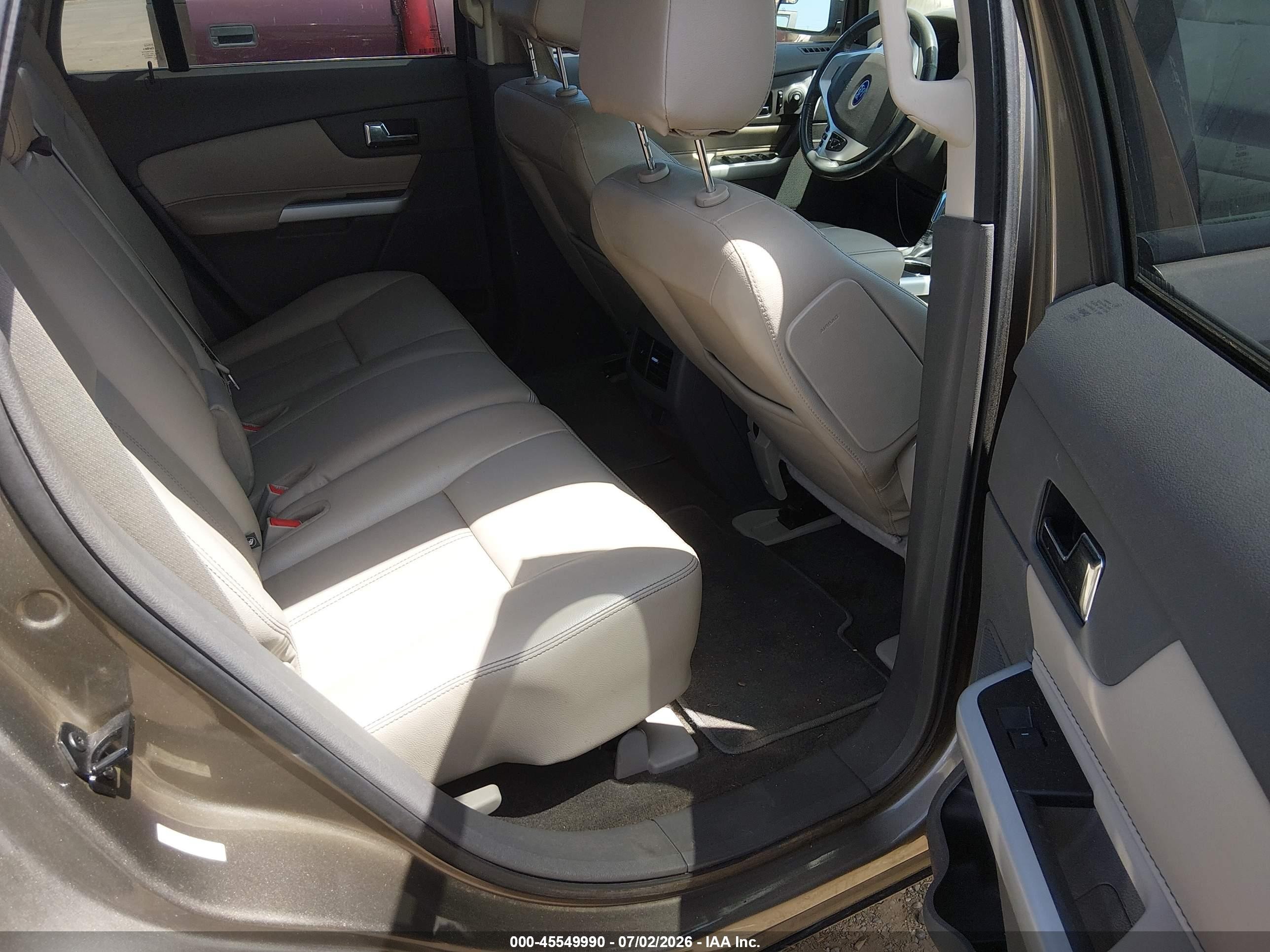 2014 Ford Edge Sel Gray vin: 2FMDK3JC0EBA10731