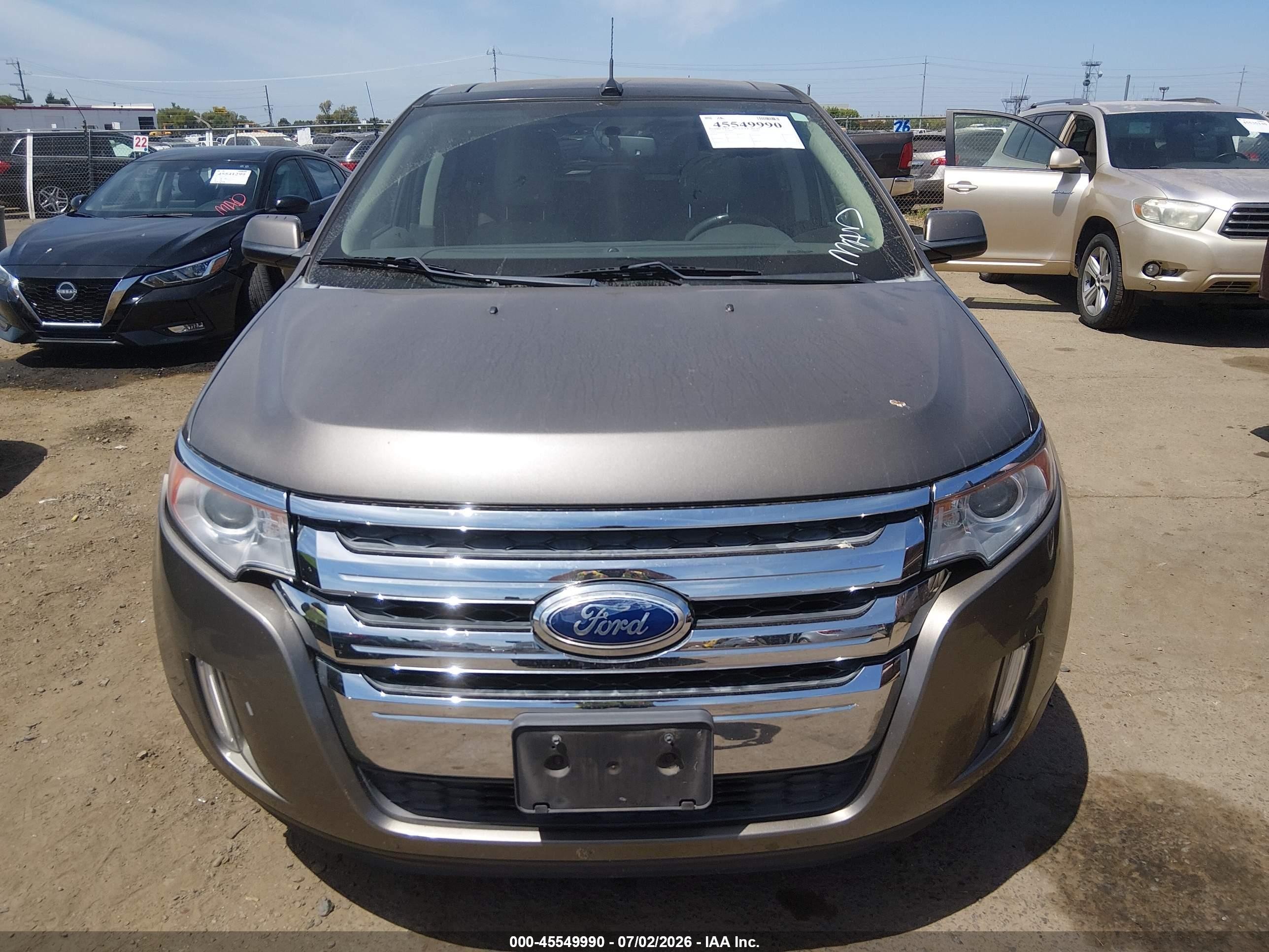 2014 Ford Edge Sel Gray vin: 2FMDK3JC0EBA10731