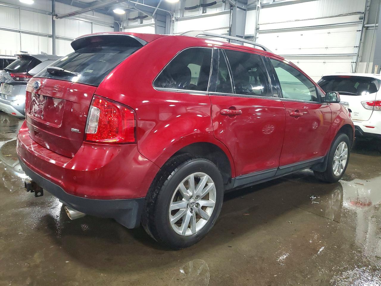 2014 Ford Edge Sel Красный vin: 2FMDK3JC0EBA18084