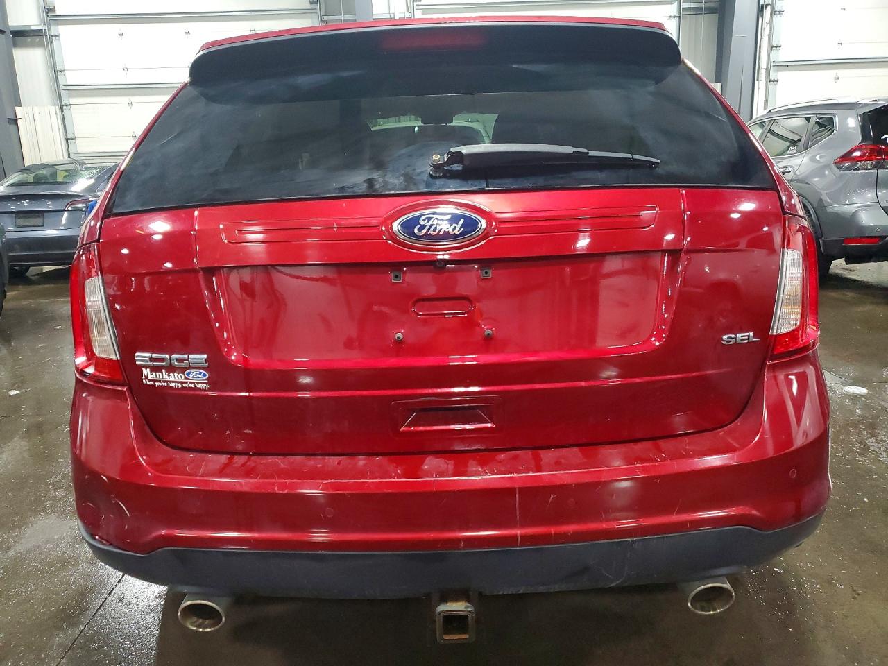 2014 Ford Edge Sel Красный vin: 2FMDK3JC0EBA18084