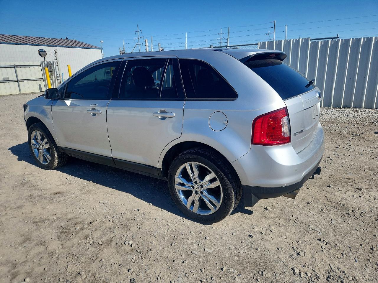 2014 Ford Edge Sel Silver vin: 2FMDK3JC0EBA24273