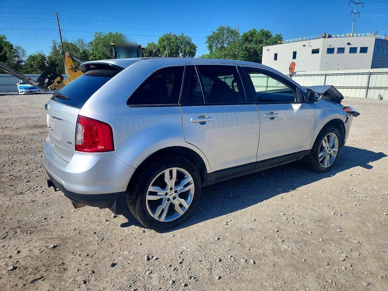 2014 Ford Edge Sel Silver vin: 2FMDK3JC0EBA24273