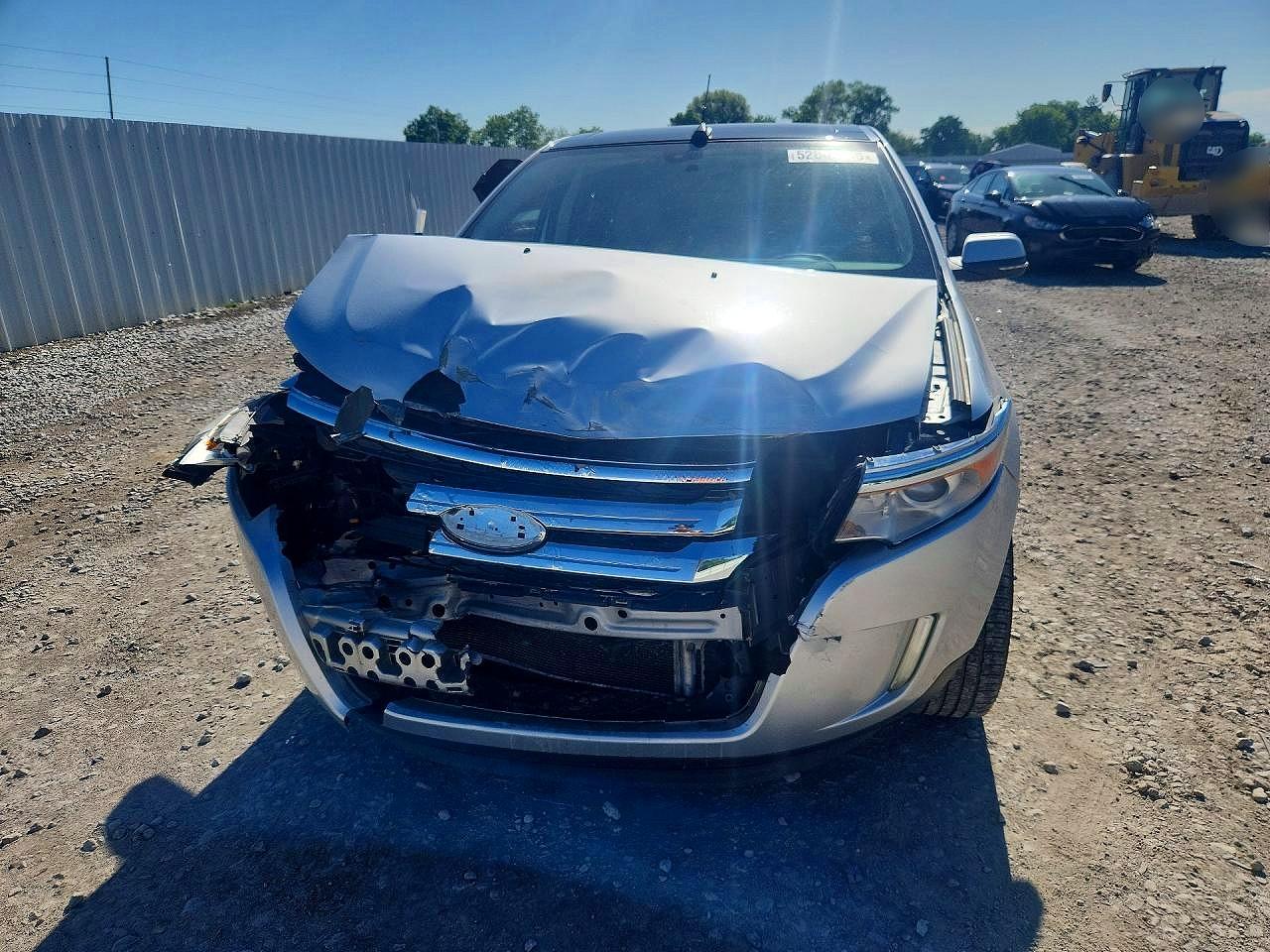 2014 Ford Edge Sel Silver vin: 2FMDK3JC0EBA24273