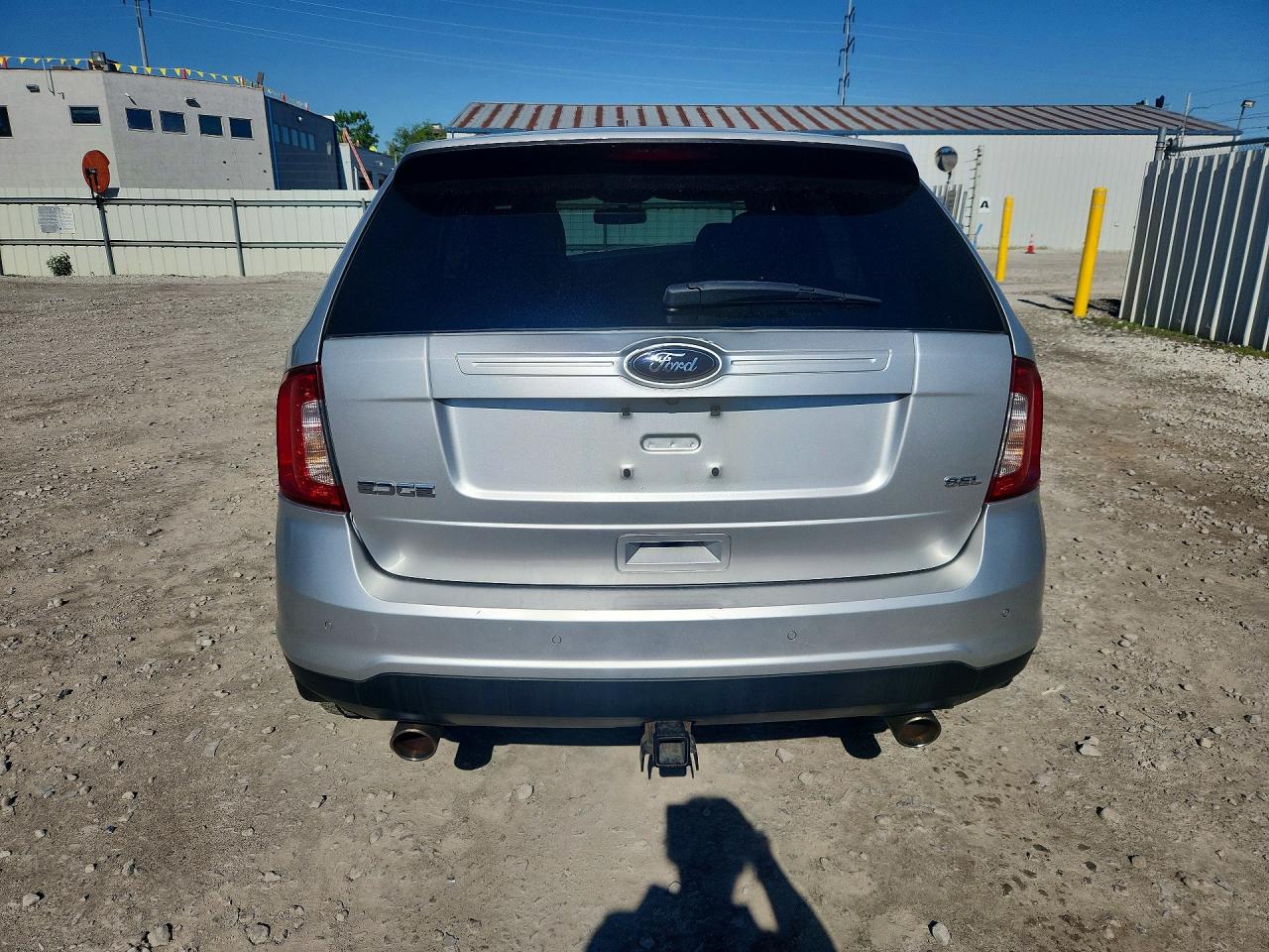 2014 Ford Edge Sel Silver vin: 2FMDK3JC0EBA24273
