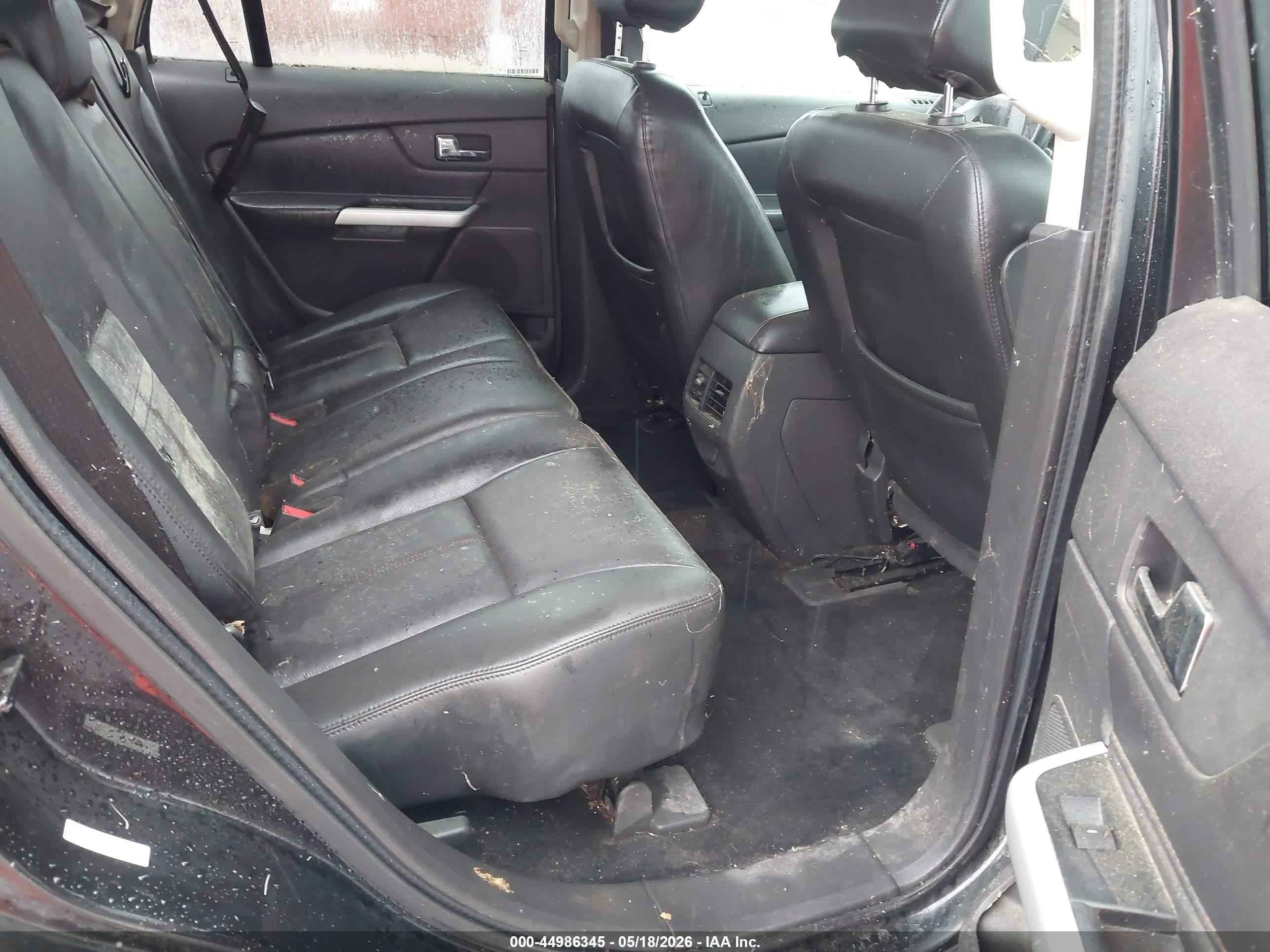 2014 Ford Edge Sel Black vin: 2FMDK3JC0EBA29487