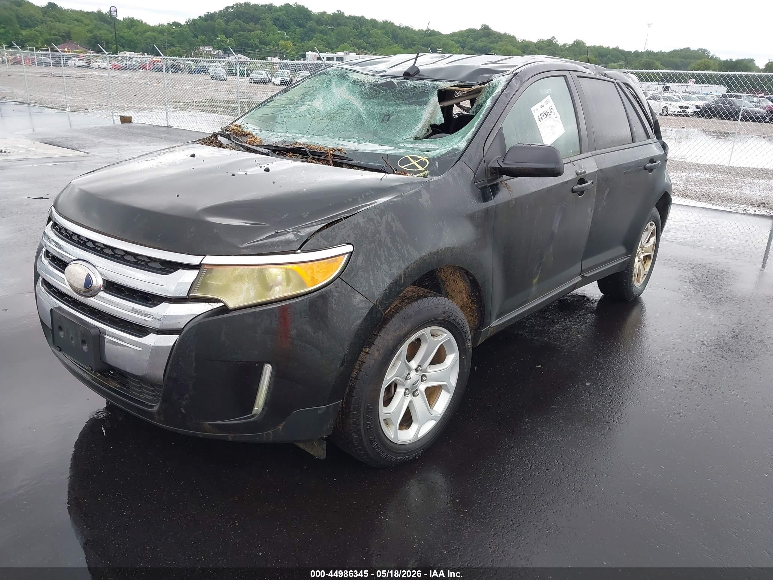 2014 Ford Edge Sel Black vin: 2FMDK3JC0EBA29487