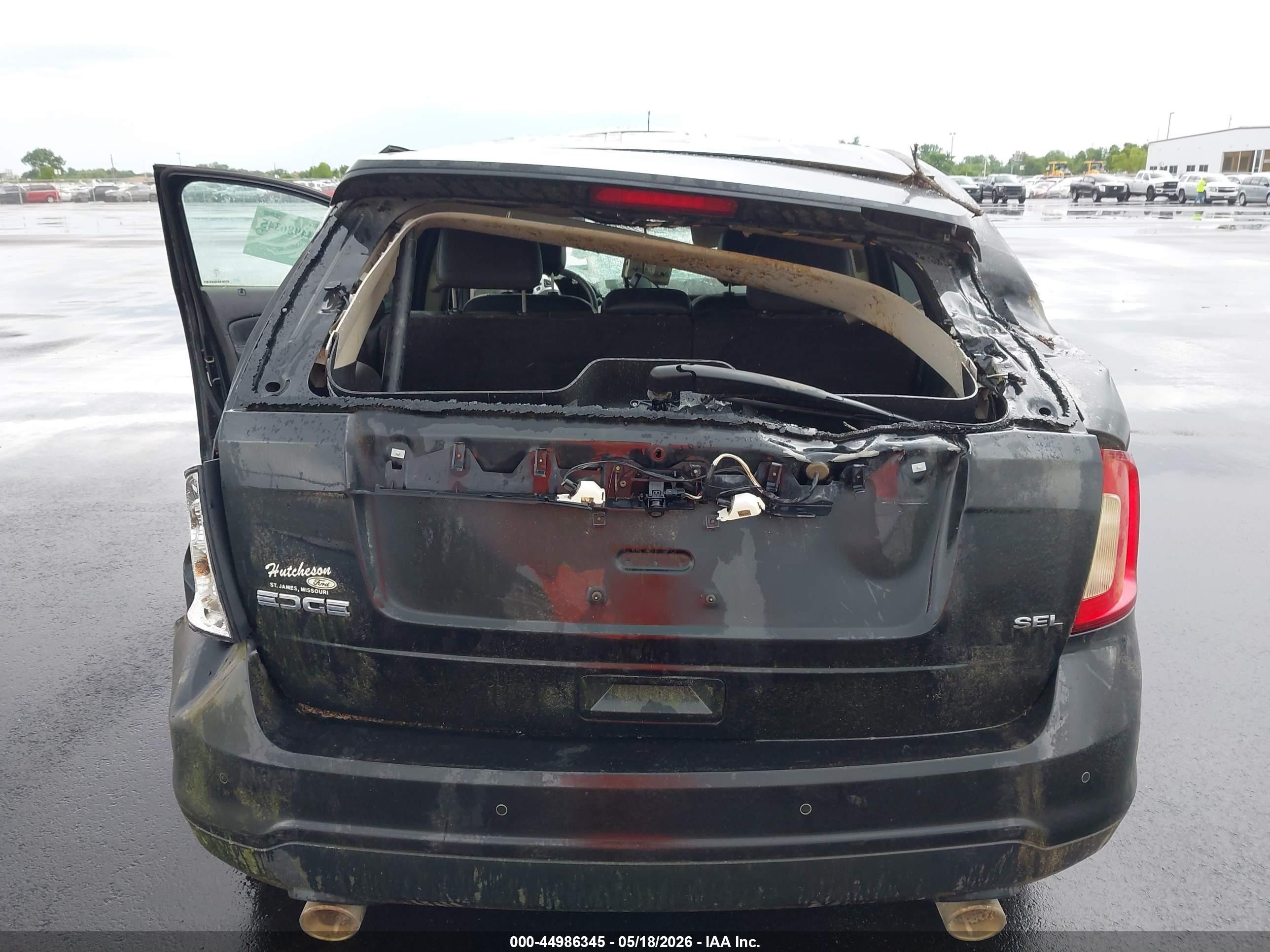 2014 Ford Edge Sel Black vin: 2FMDK3JC0EBA29487