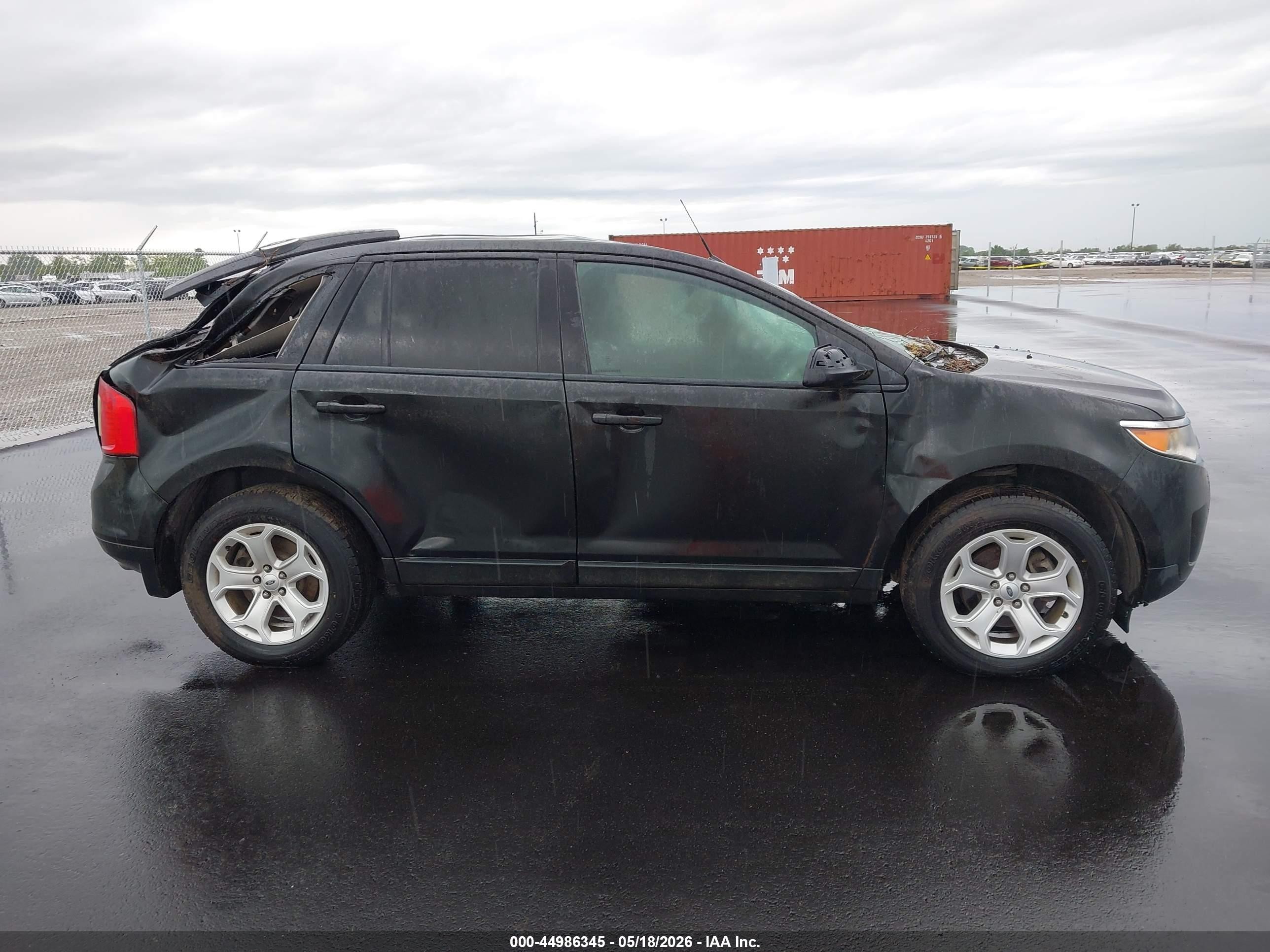 2014 Ford Edge Sel Black vin: 2FMDK3JC0EBA29487