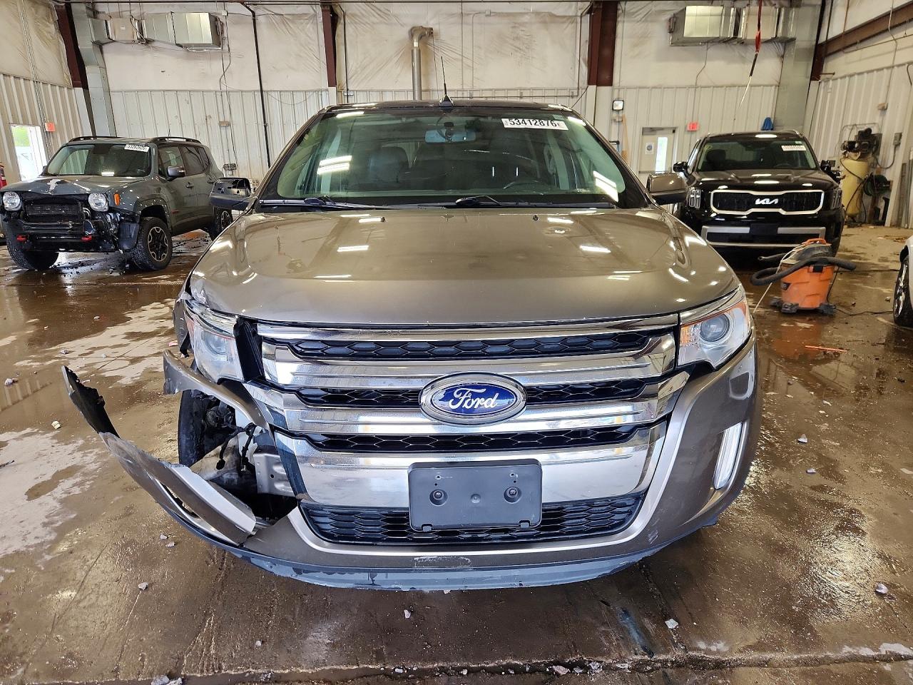 2014 Ford Edge Sel Gray vin: 2FMDK3JC0EBA32924
