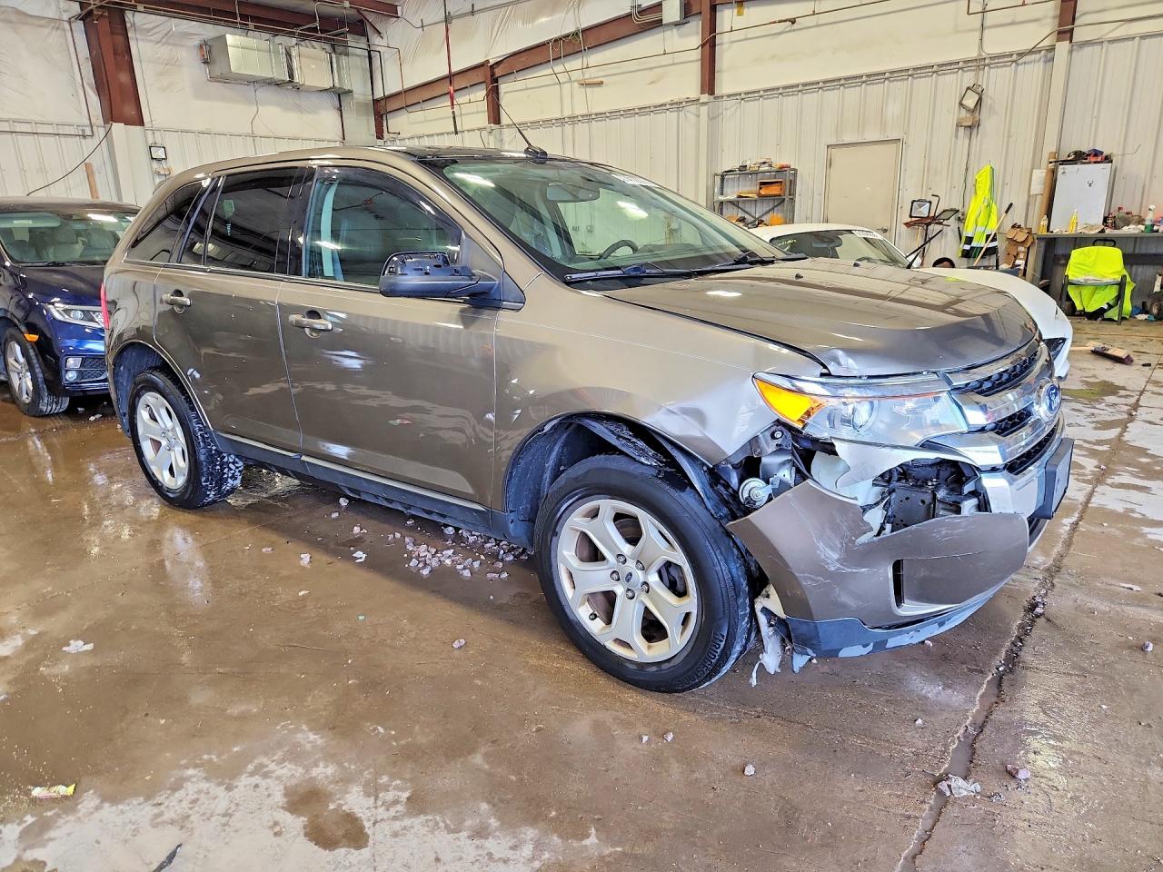 2014 Ford Edge Sel Gray vin: 2FMDK3JC0EBA32924