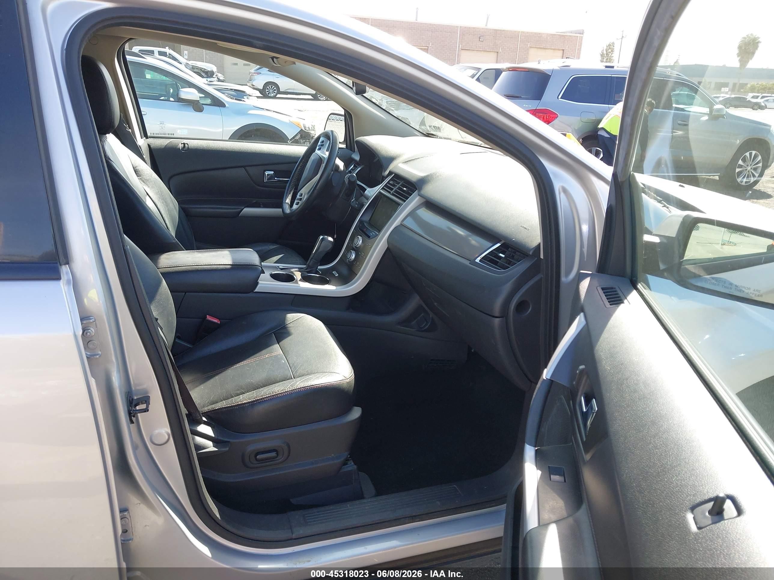2014 Ford Edge Sel Silver vin: 2FMDK3JC0EBB39309