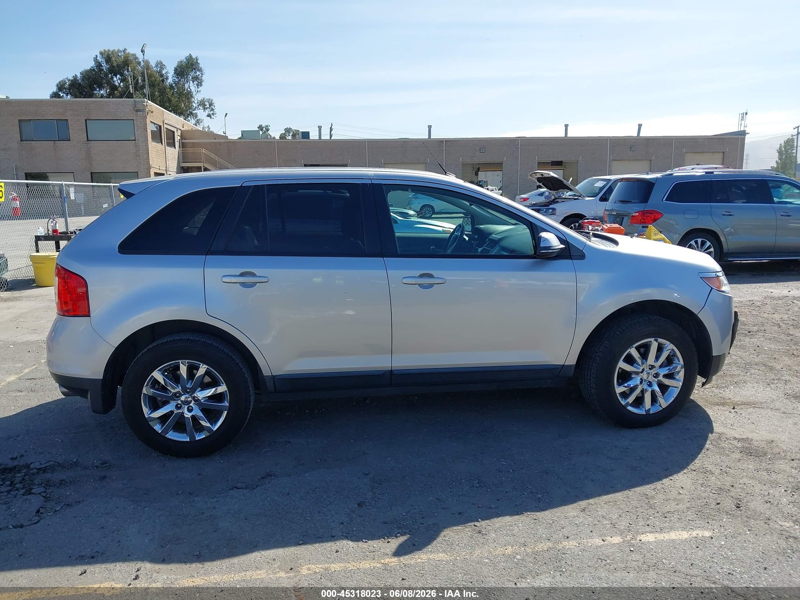 2014 Ford Edge Sel Silver vin: 2FMDK3JC0EBB39309