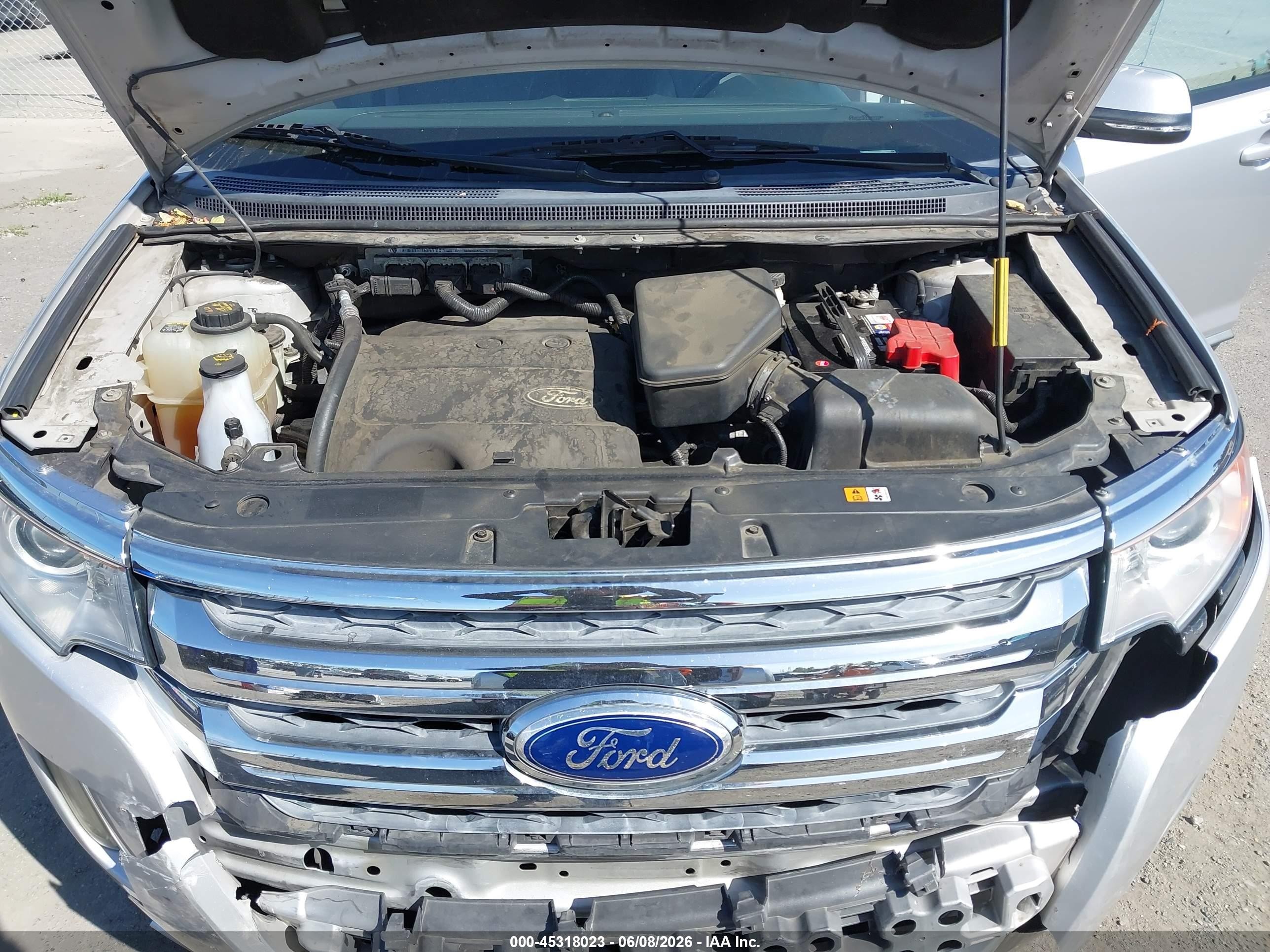 2014 Ford Edge Sel Silver vin: 2FMDK3JC0EBB39309
