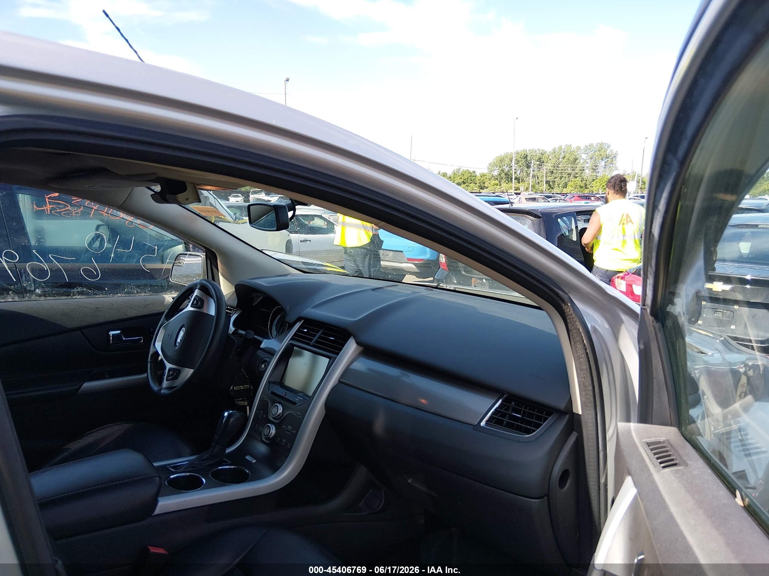 2014 Ford Edge Sel Silver vin: 2FMDK3JC0EBB54022