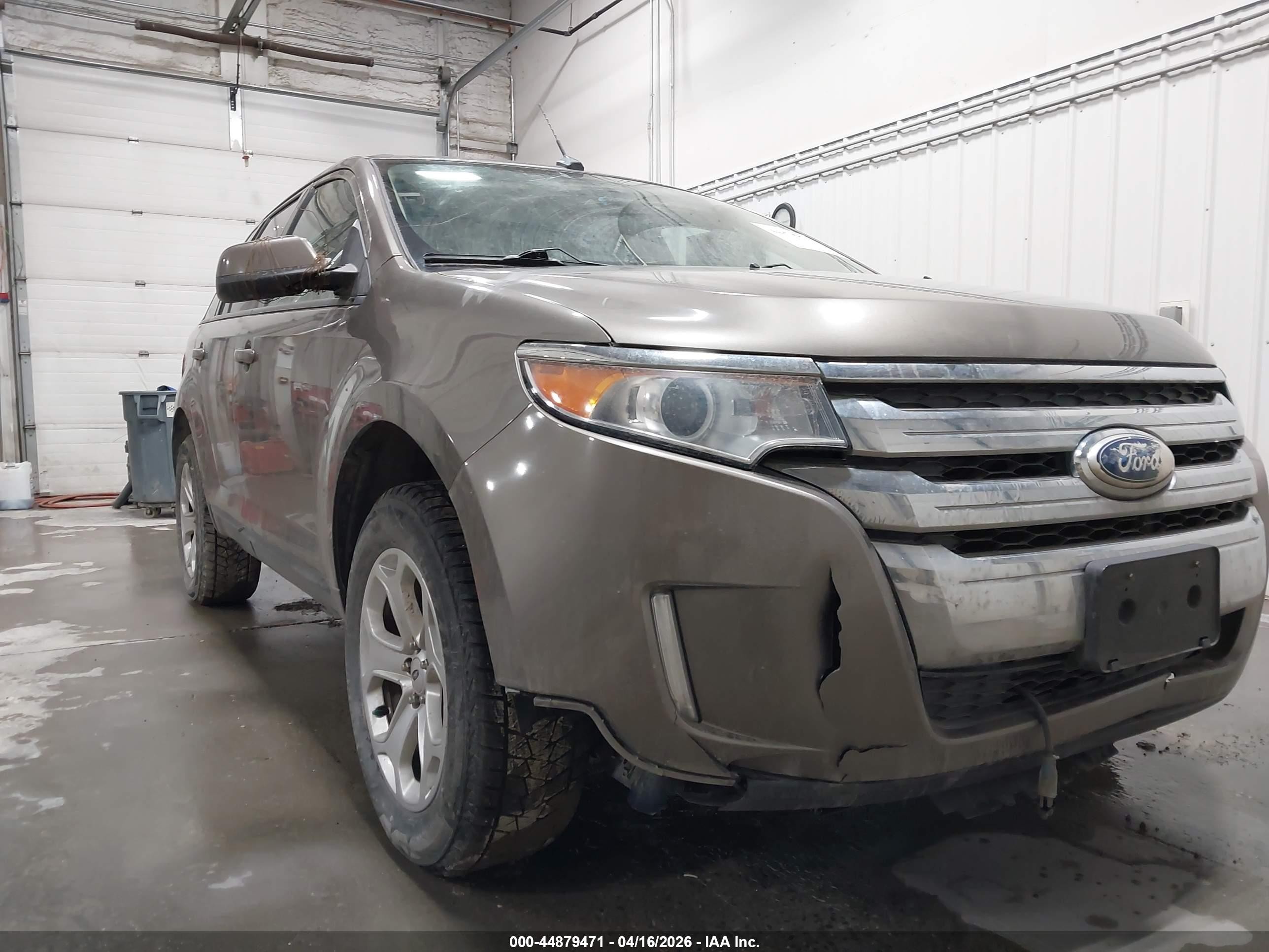 2014 Ford Edge Sel Beige vin: 2FMDK3JC0EBB70009