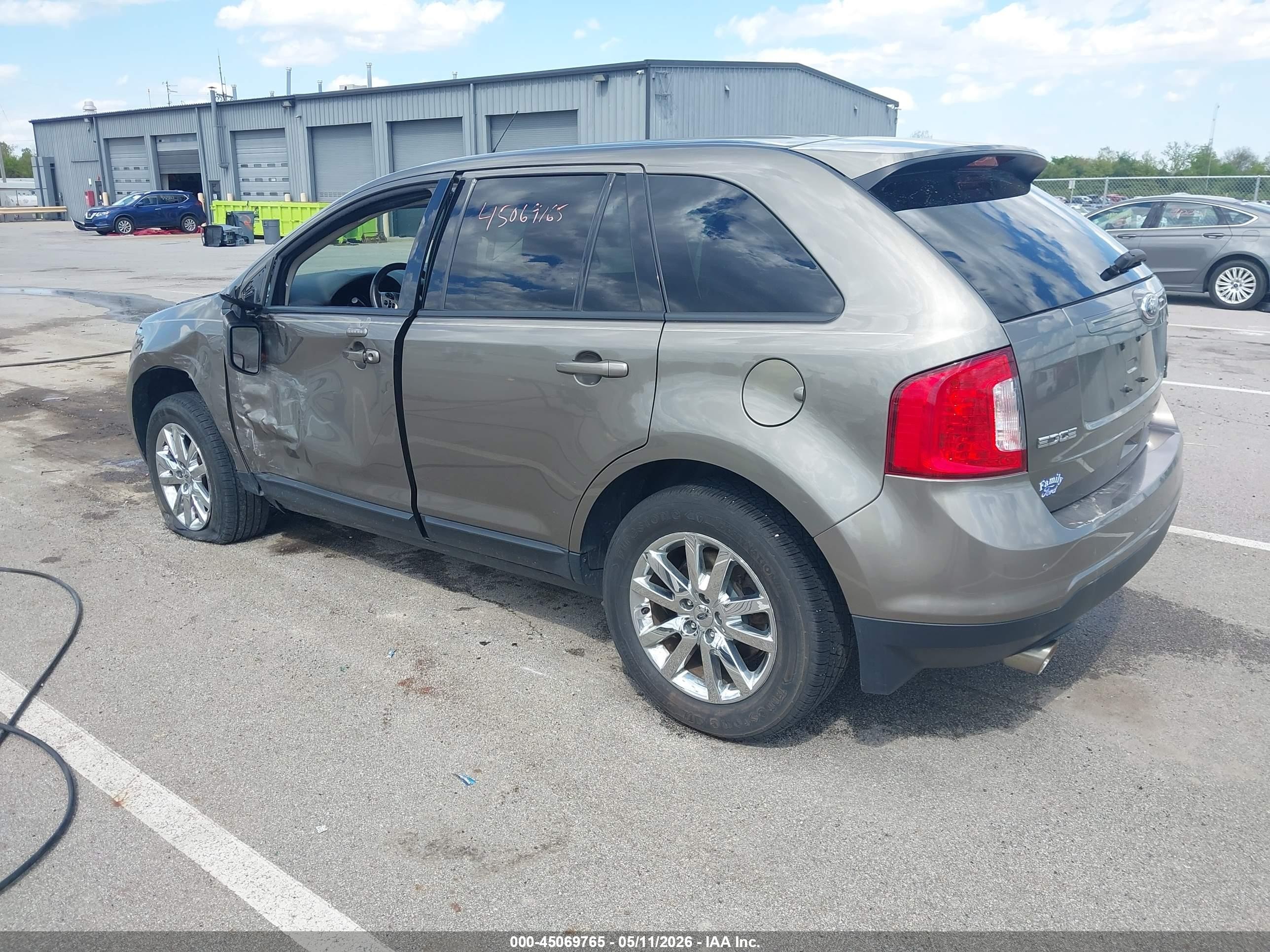 2014 Ford Edge Sel Gold vin: 2FMDK3JC0EBB74173