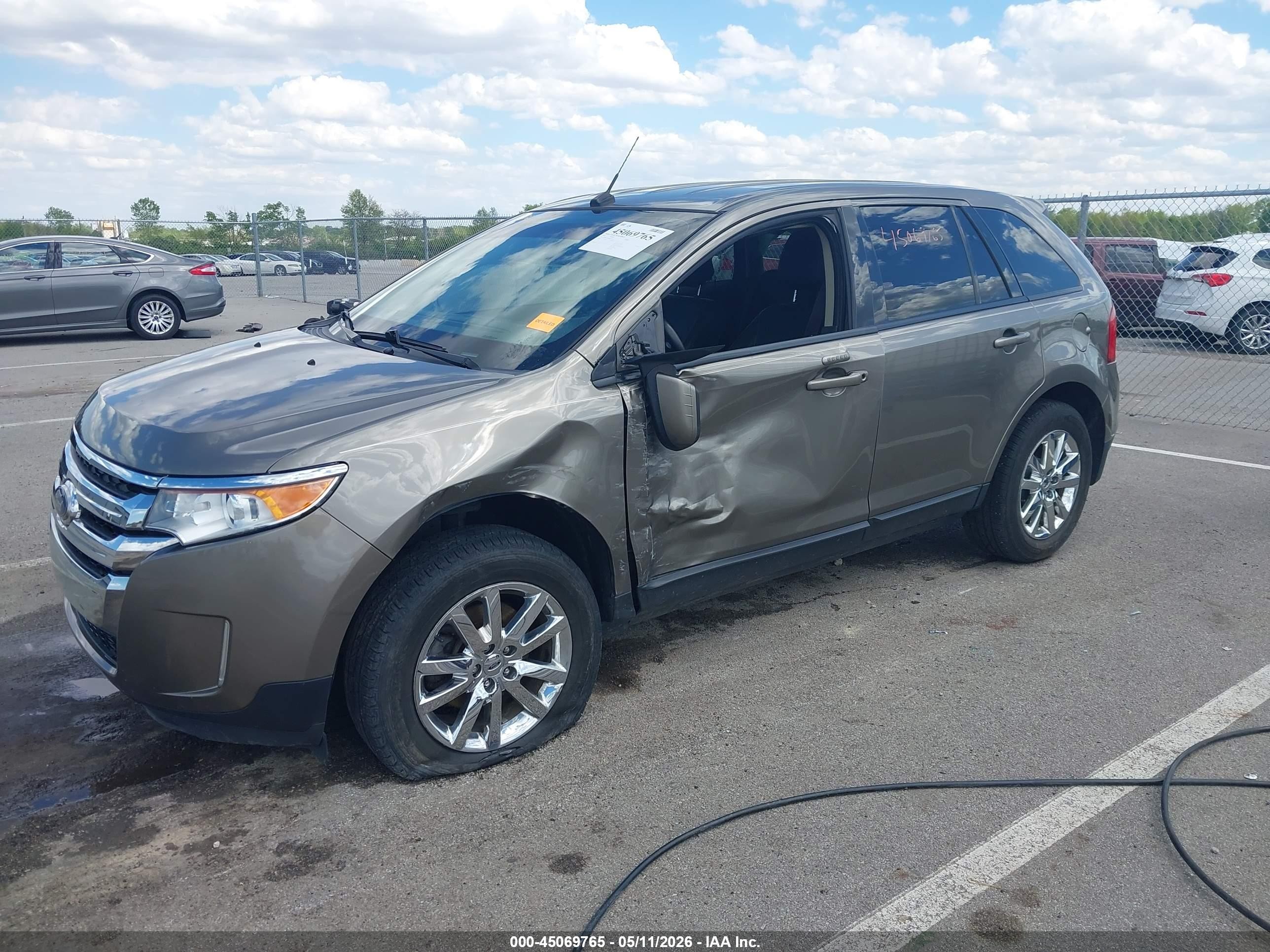 2014 Ford Edge Sel Gold vin: 2FMDK3JC0EBB74173