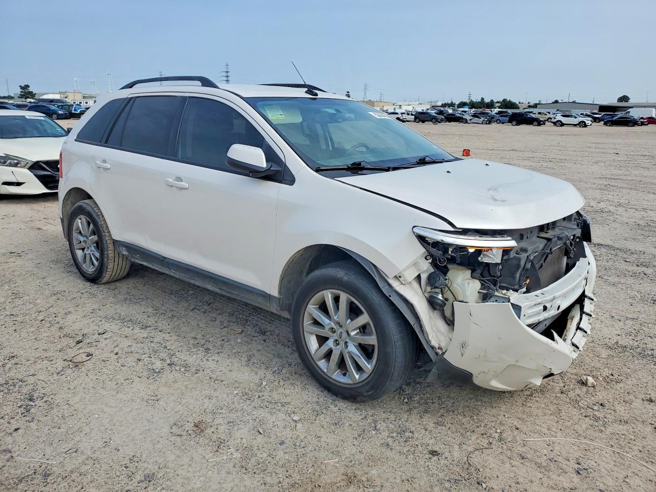 2014 Ford Edge Sel White vin: 2FMDK3JC0EBB75081