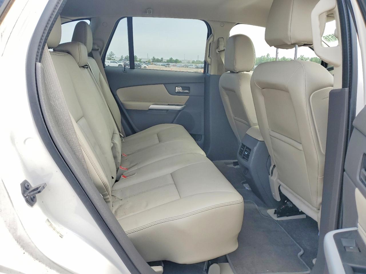 2014 Ford Edge Sel White vin: 2FMDK3JC0EBB75081