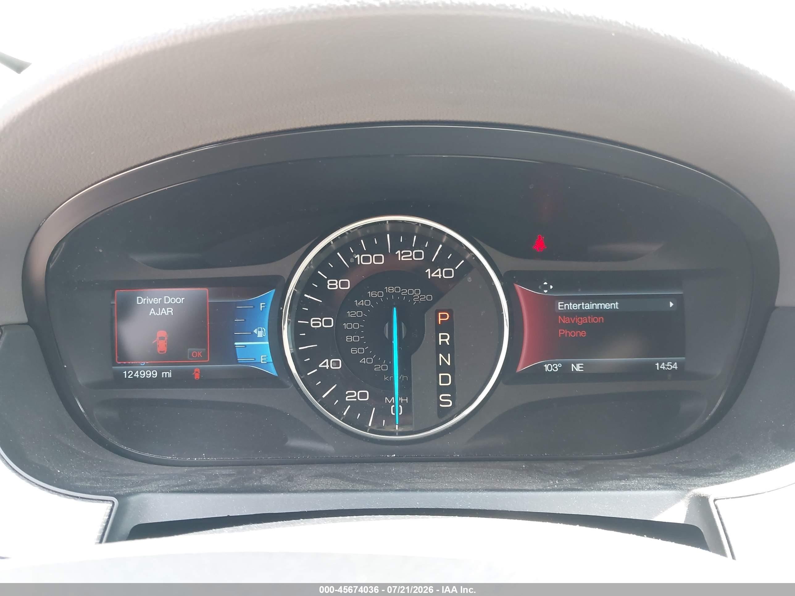 2014 Ford Edge Sel White vin: 2FMDK3JC0EBB82130