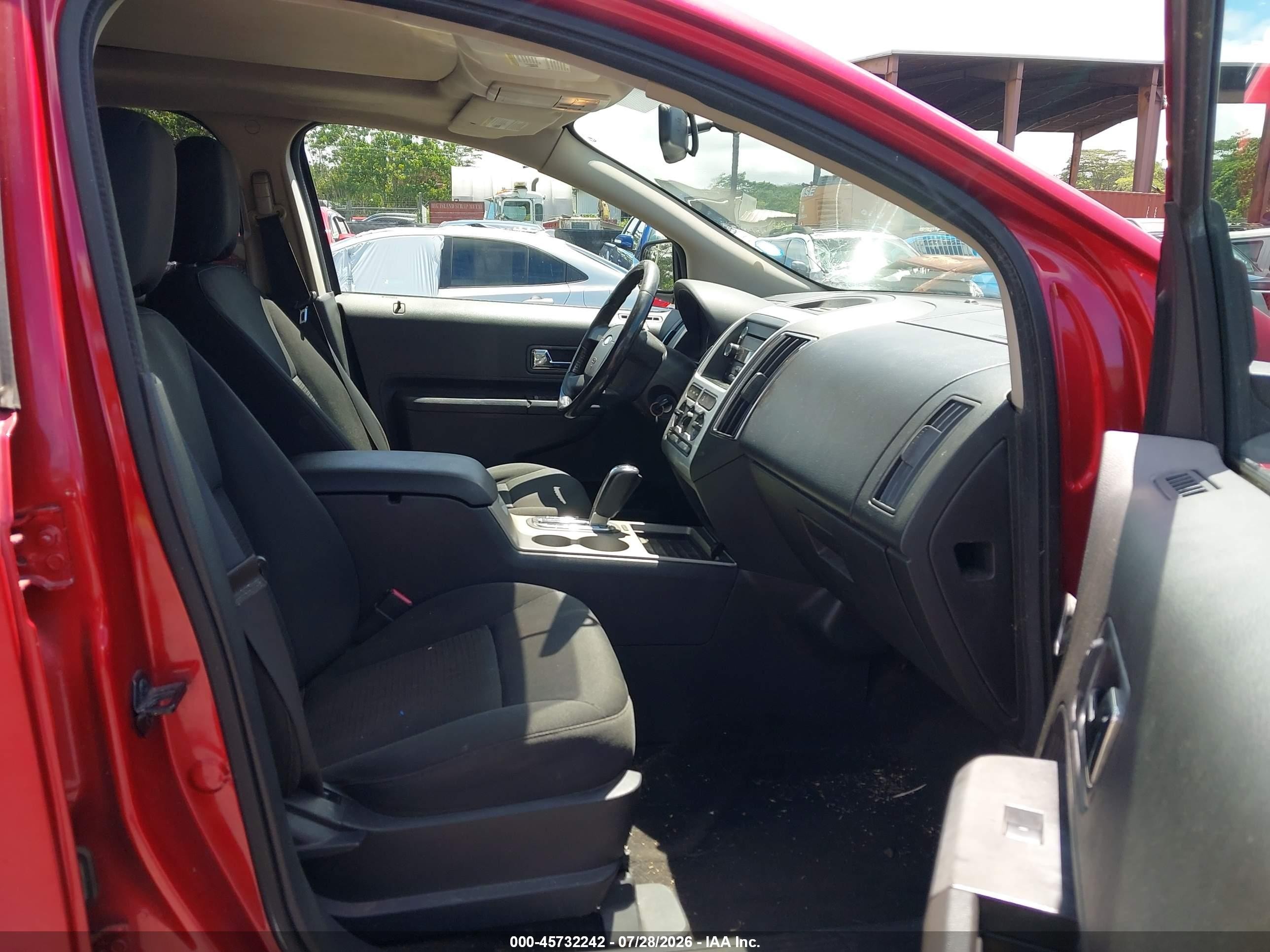 2010 Ford Edge Sel Red vin: 2FMDK3JC1ABA05953