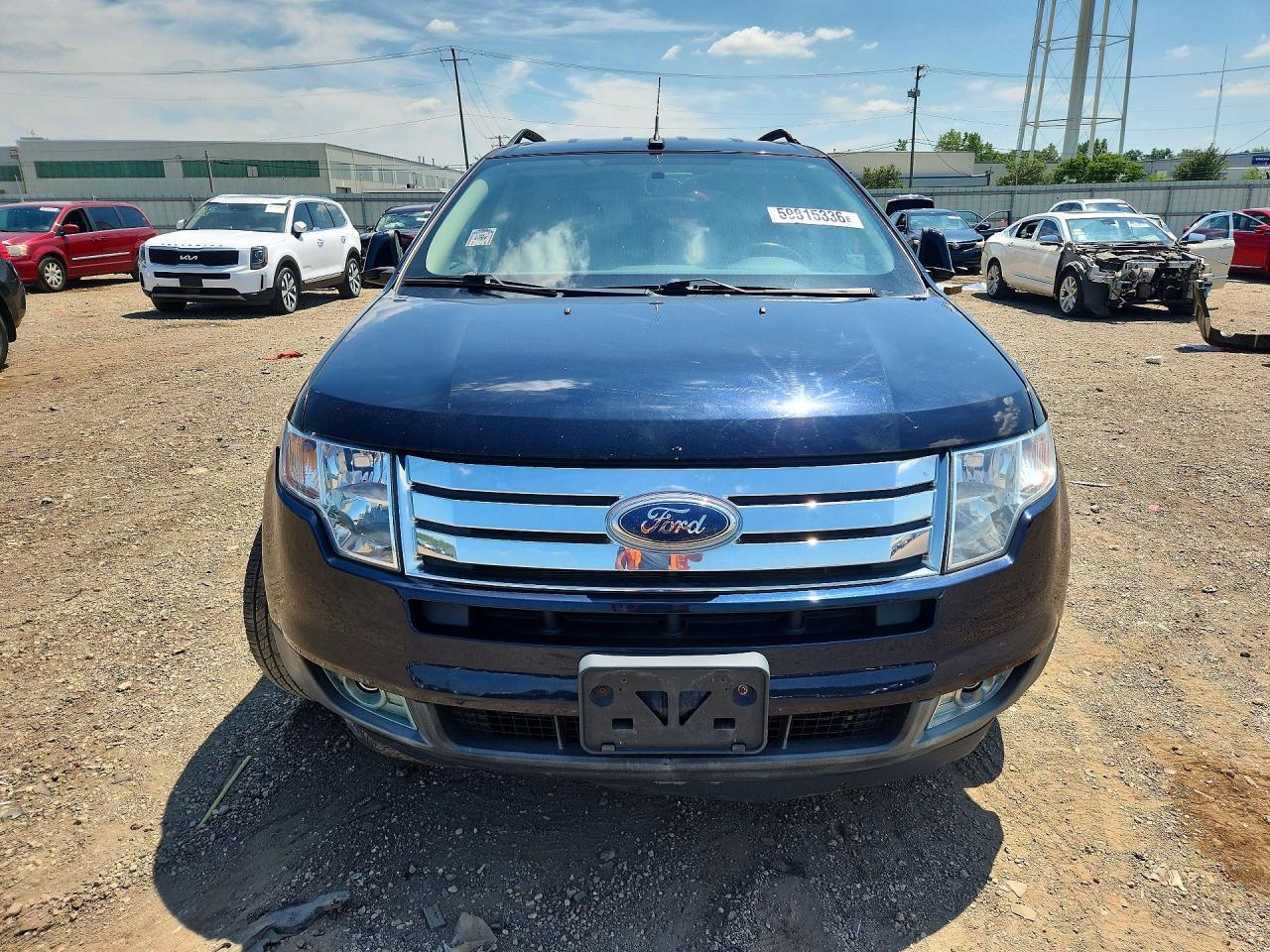 2010 Ford Edge Sel Blue vin: 2FMDK3JC1ABB02411