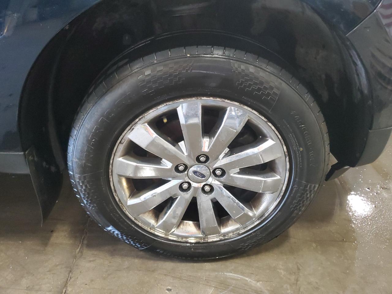 2010 Ford Edge Sel Blue vin: 2FMDK3JC1ABB19077 Damage: Right Front Wheel, Curb Rash, > 12 Inches