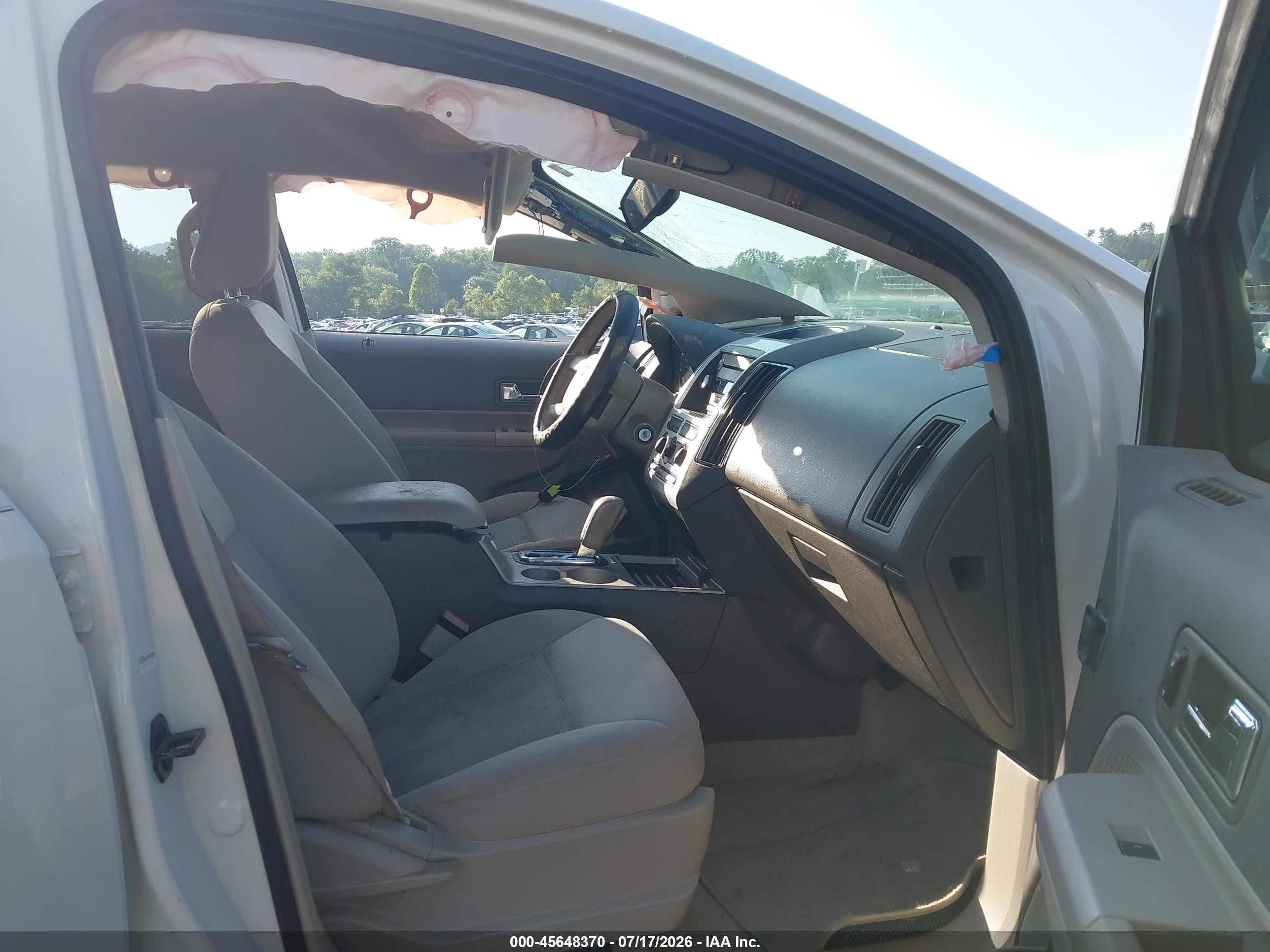 2010 Ford Edge Sel White vin: 2FMDK3JC1ABB62642