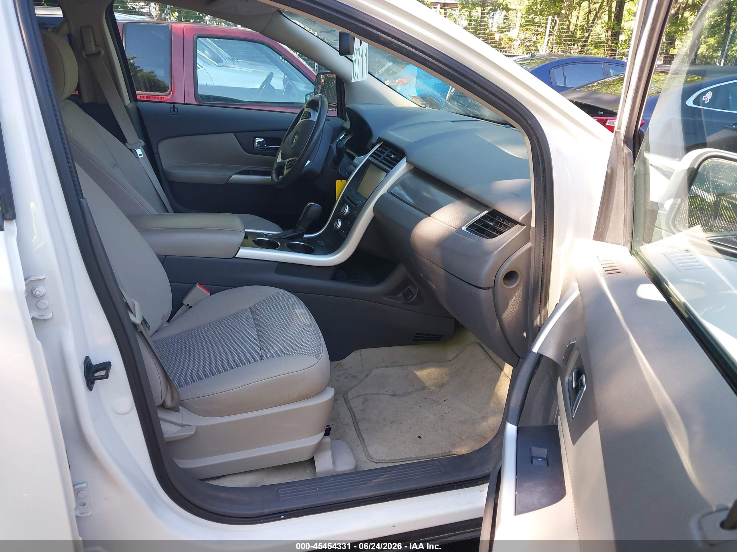 2011 Ford Edge Sel White vin: 2FMDK3JC1BBA29820