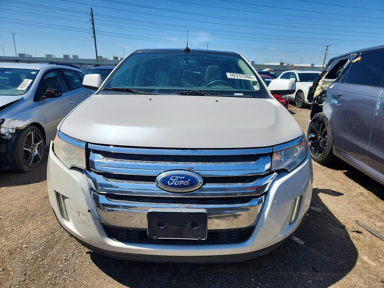 2011 Ford Edge Sel White vin: 2FMDK3JC1BBA30661