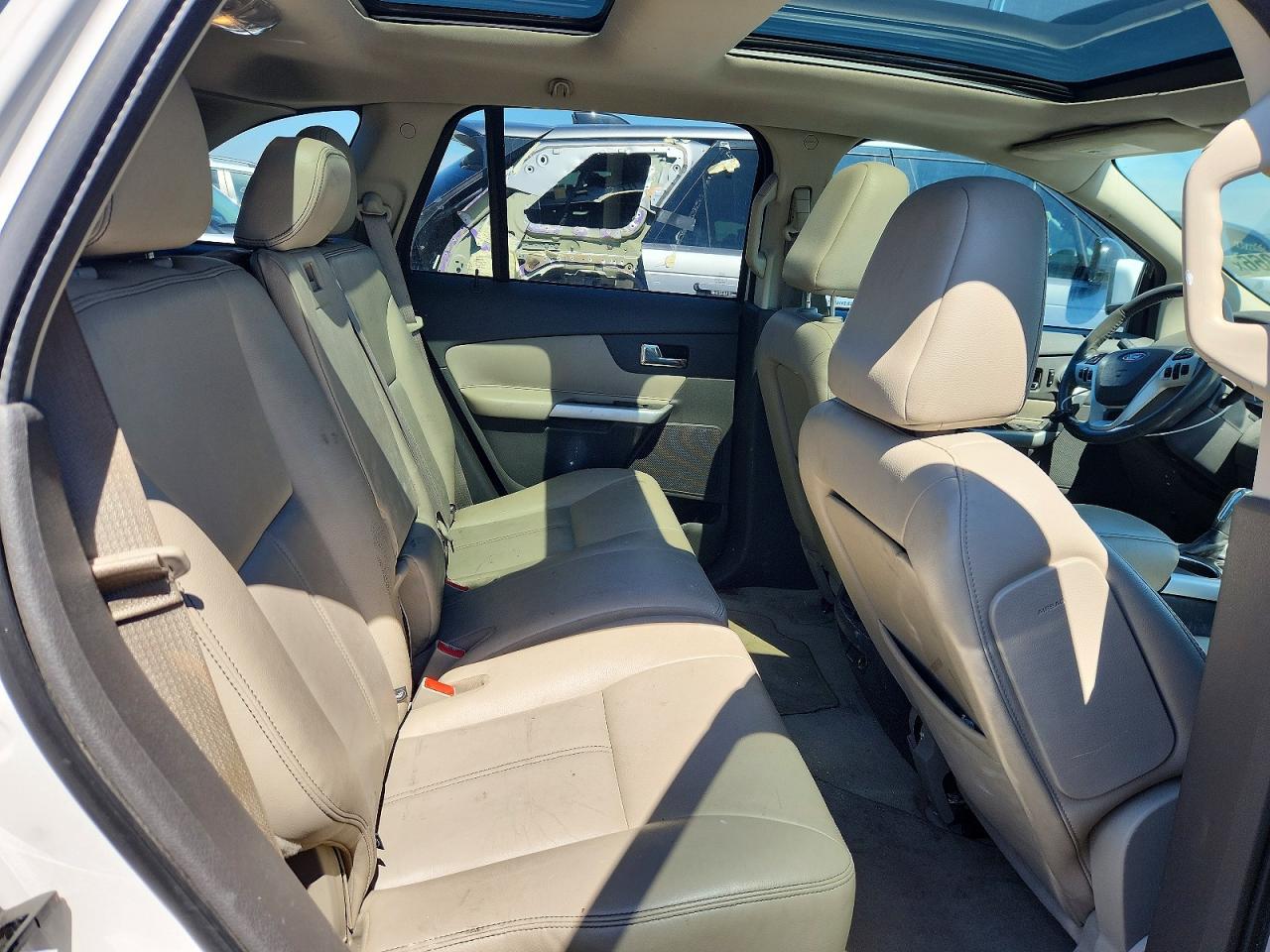2011 Ford Edge Sel White vin: 2FMDK3JC1BBA30661