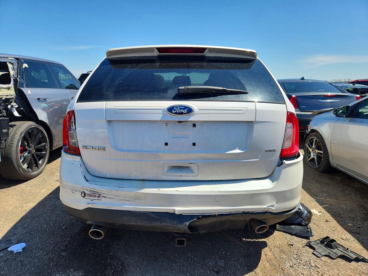 2011 Ford Edge Sel White vin: 2FMDK3JC1BBA30661