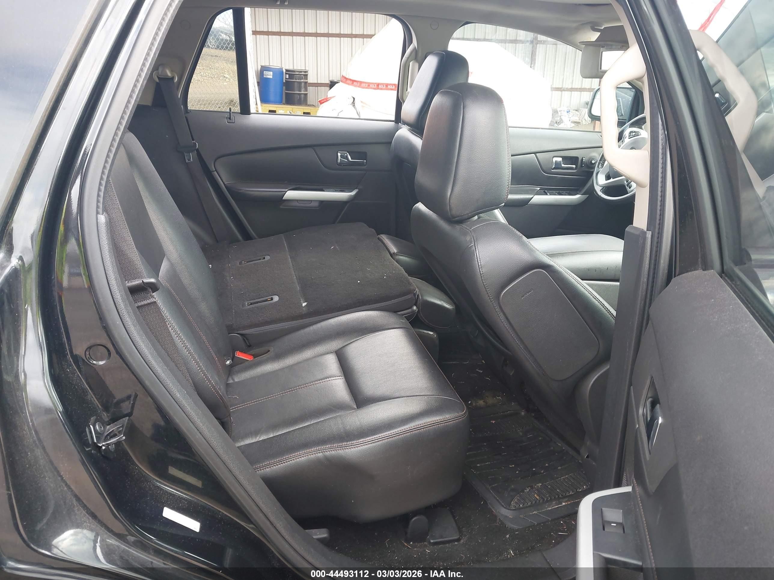 2011 Ford Edge Sel Black vin: 2FMDK3JC1BBA44933