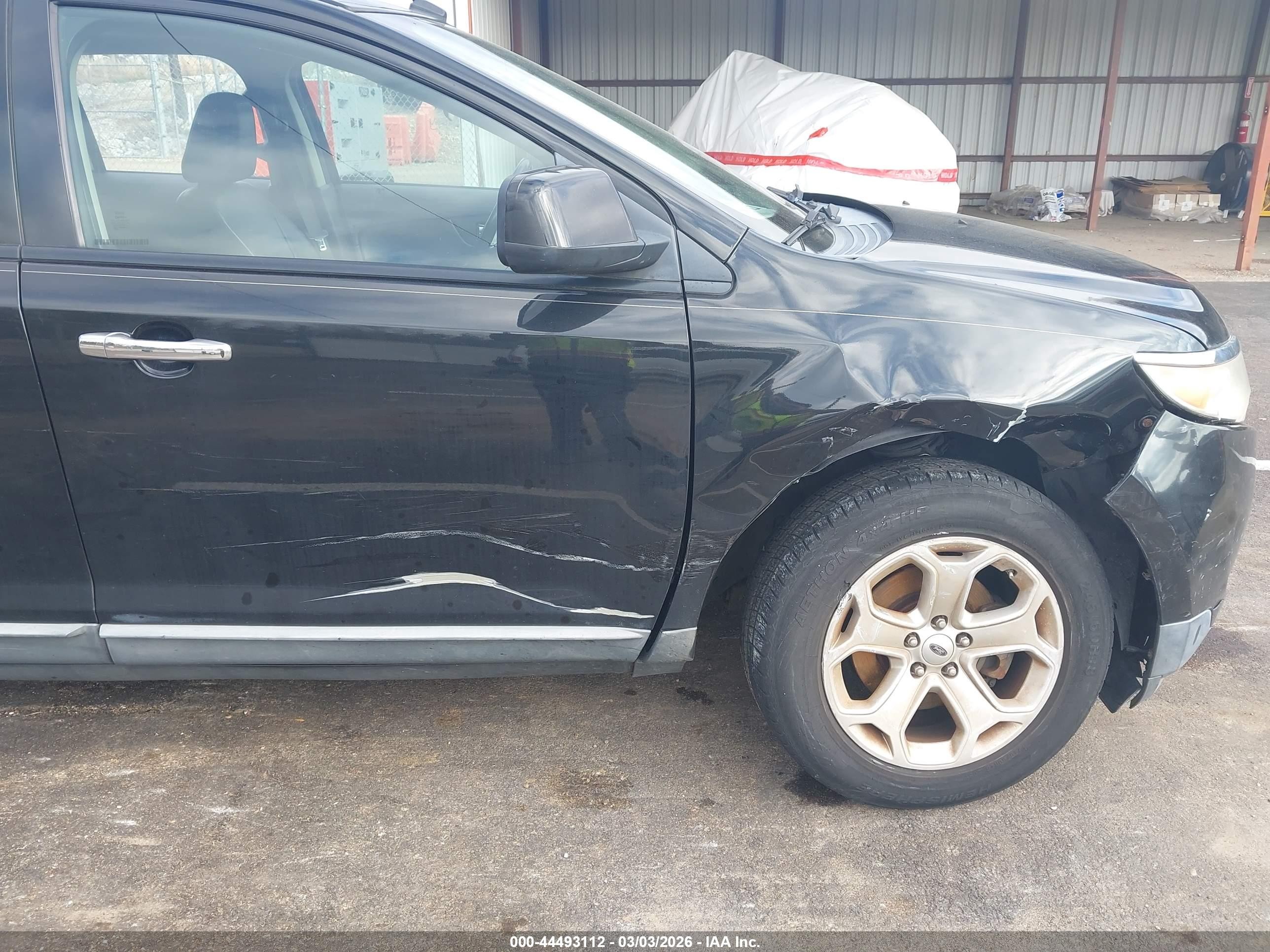 2011 Ford Edge Sel Black vin: 2FMDK3JC1BBA44933