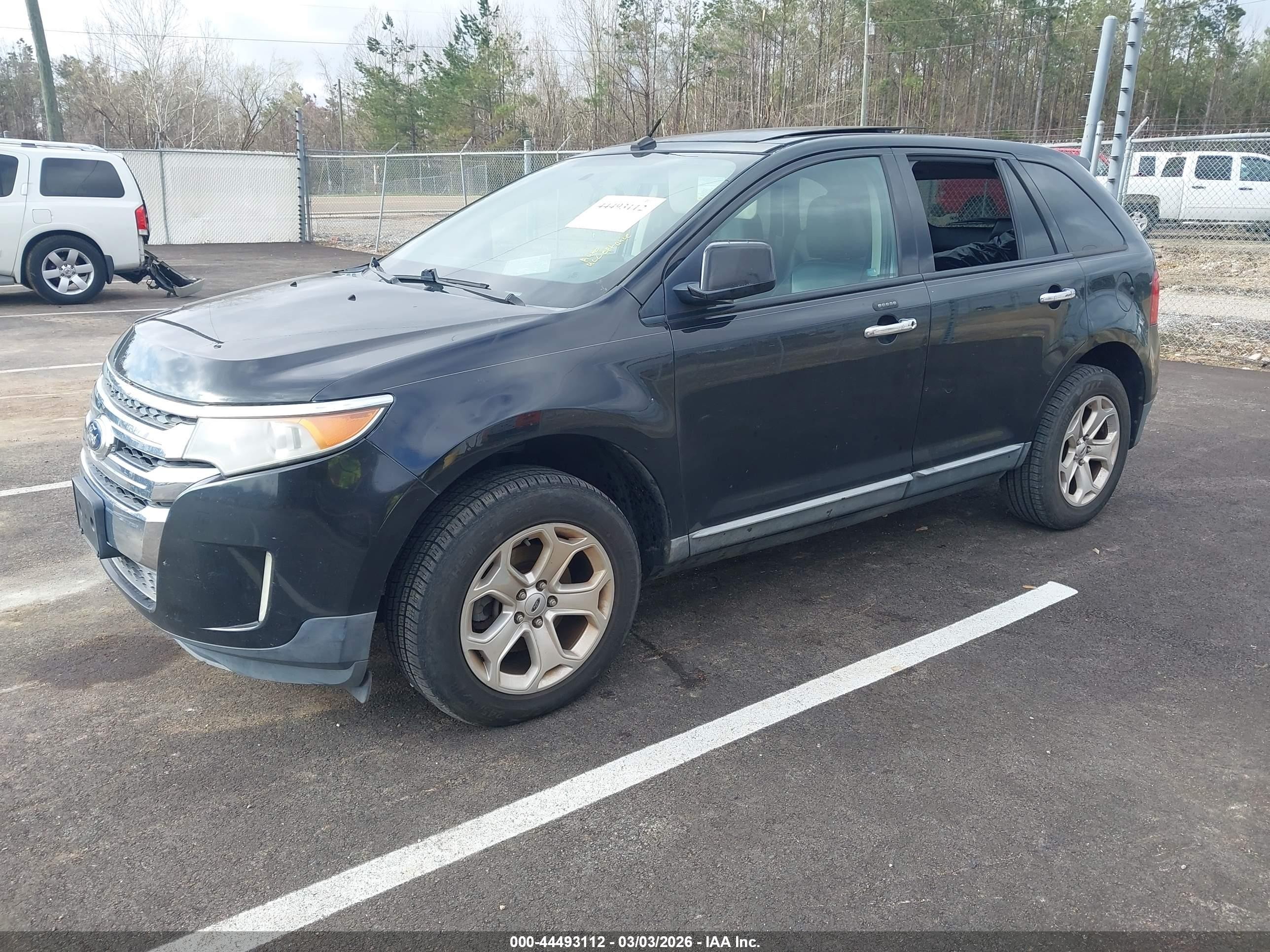 2011 Ford Edge Sel Black vin: 2FMDK3JC1BBA44933