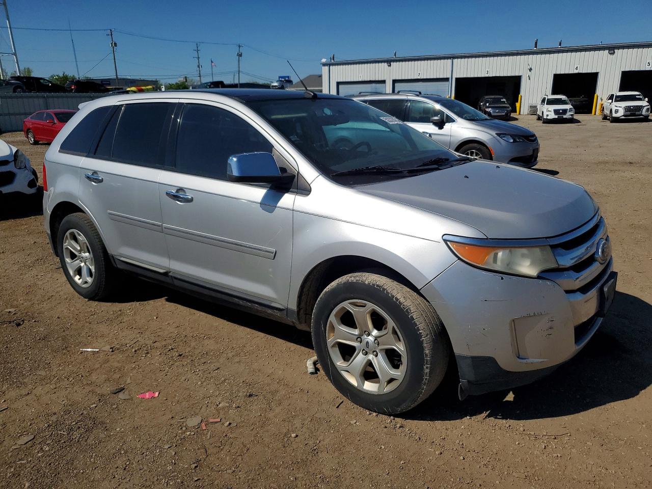 2011 Ford Edge Sel Silver vin: 2FMDK3JC1BBA84221