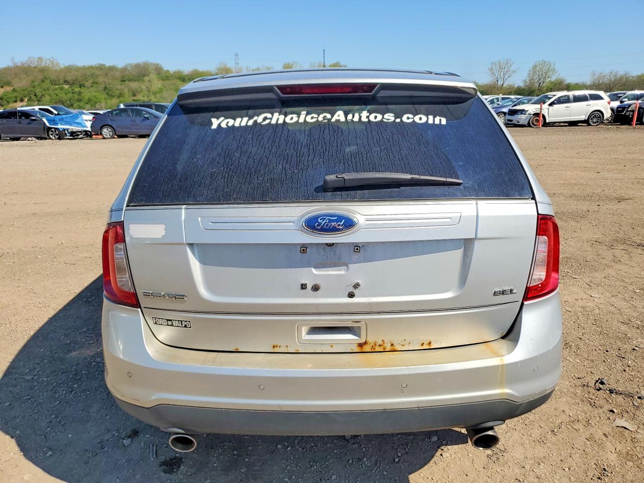 2011 Ford Edge Sel Silver vin: 2FMDK3JC1BBA84221