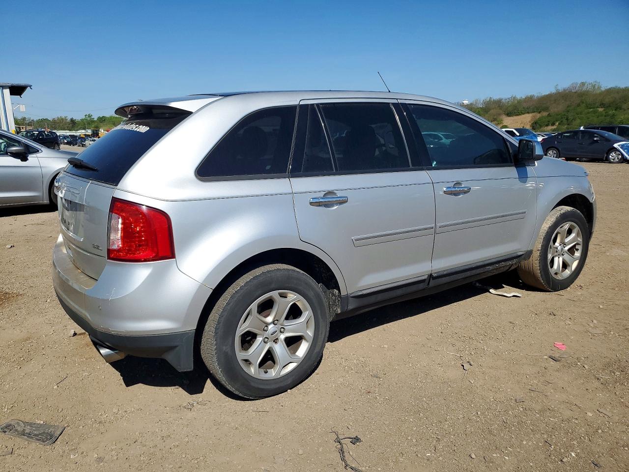 2011 Ford Edge Sel Silver vin: 2FMDK3JC1BBA84221