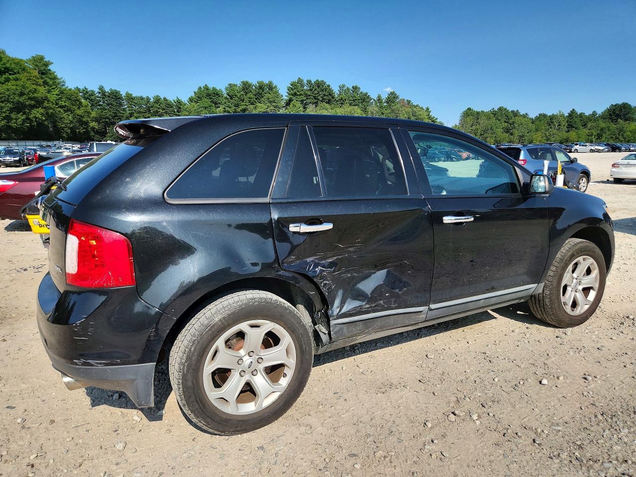 2011 Ford Edge Sel Черный vin: 2FMDK3JC1BBB05388