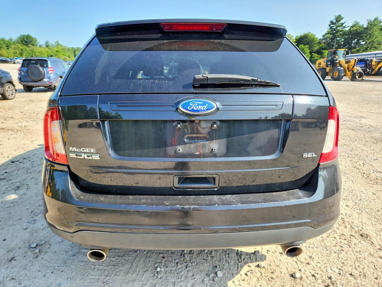 2011 Ford Edge Sel Черный vin: 2FMDK3JC1BBB05388