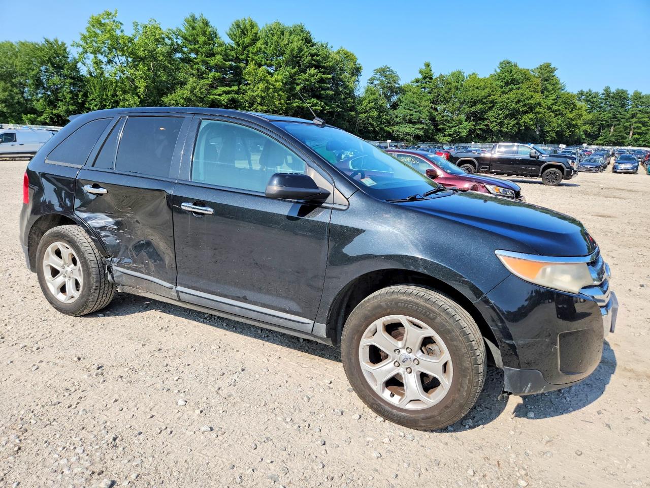 2011 Ford Edge Sel Черный vin: 2FMDK3JC1BBB05388