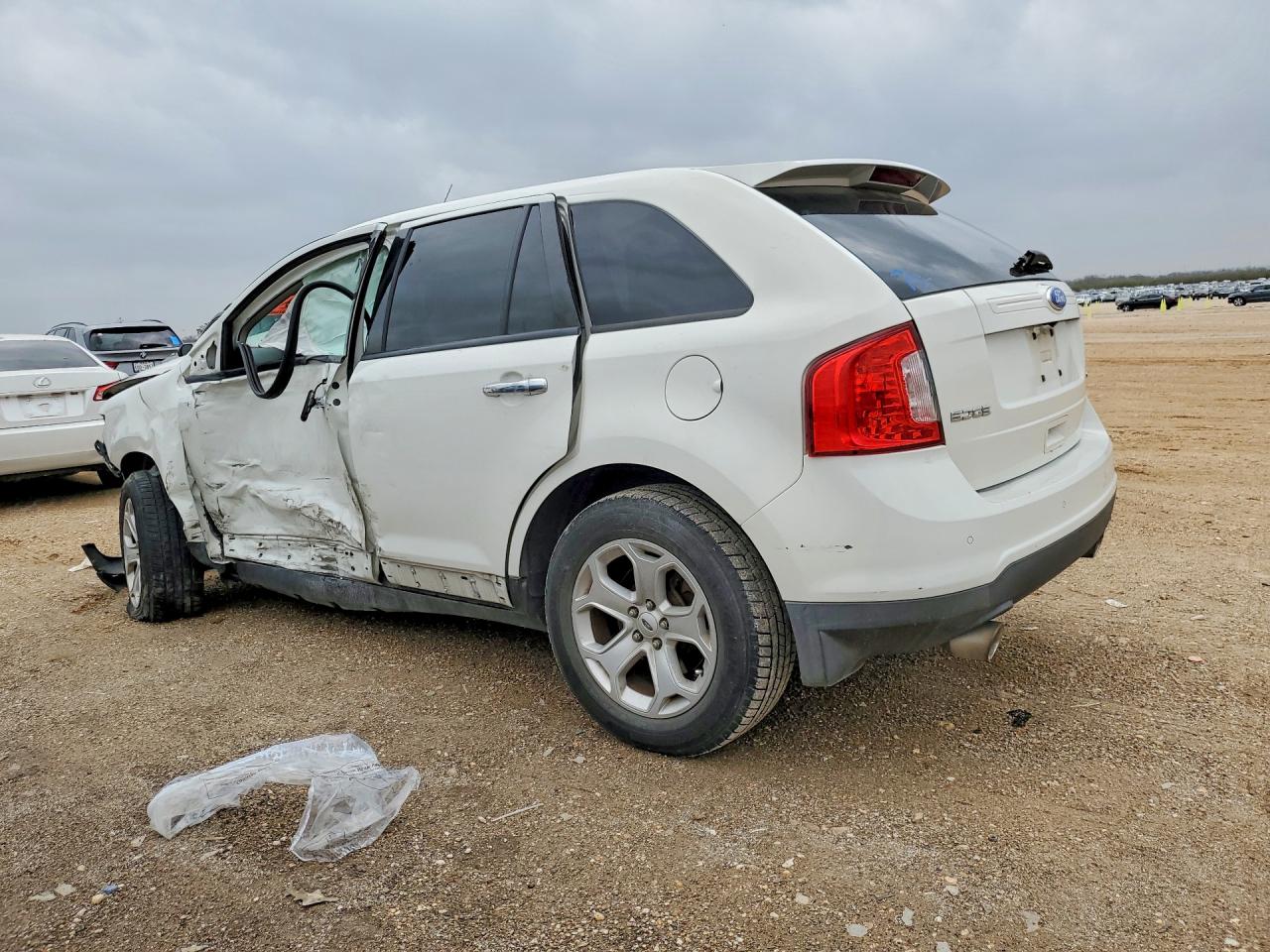 2011 Ford Edge Sel White vin: 2FMDK3JC1BBB14317