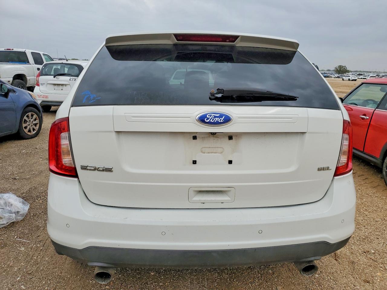 2011 Ford Edge Sel White vin: 2FMDK3JC1BBB14317
