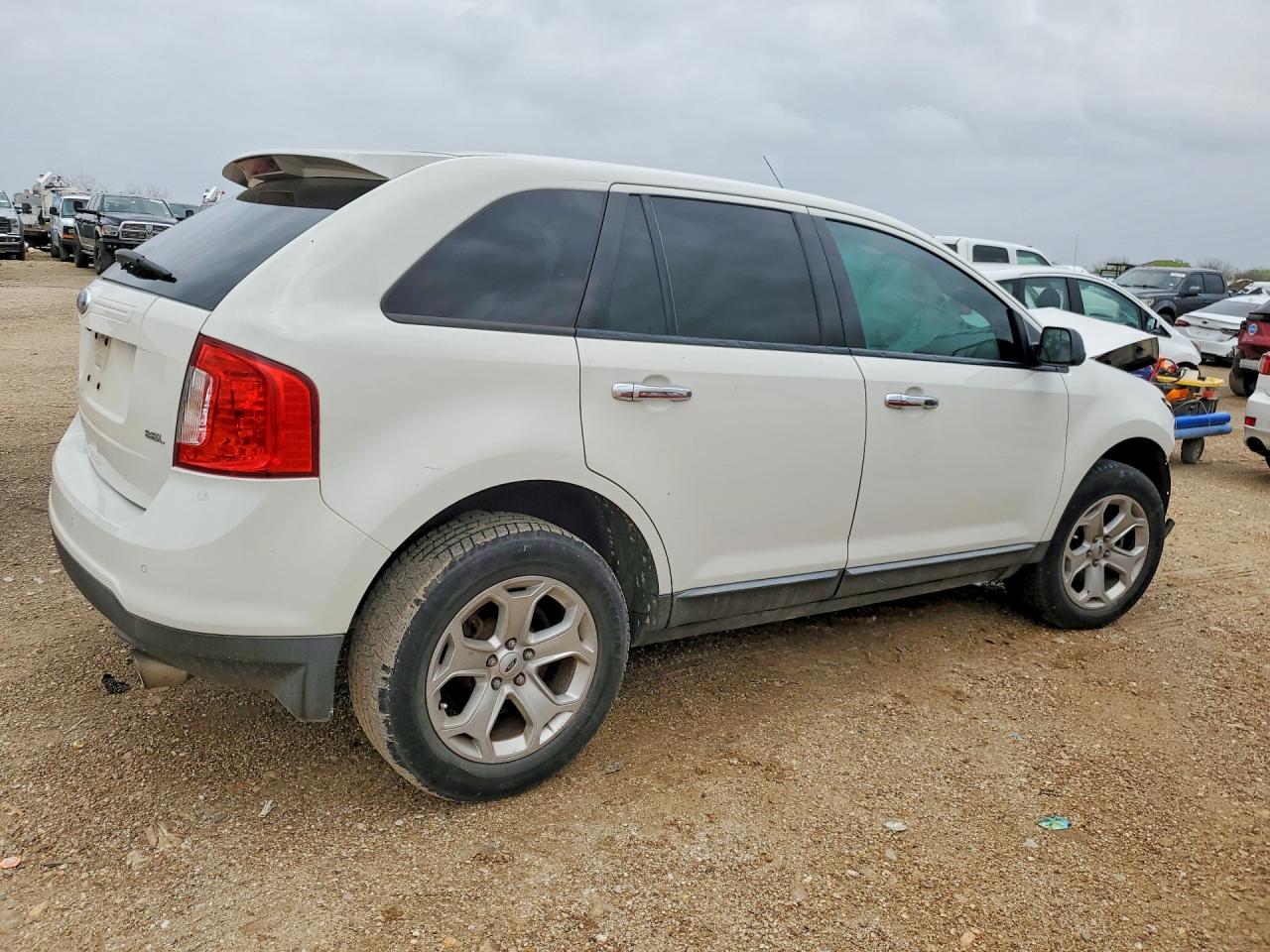 2011 Ford Edge Sel White vin: 2FMDK3JC1BBB14317