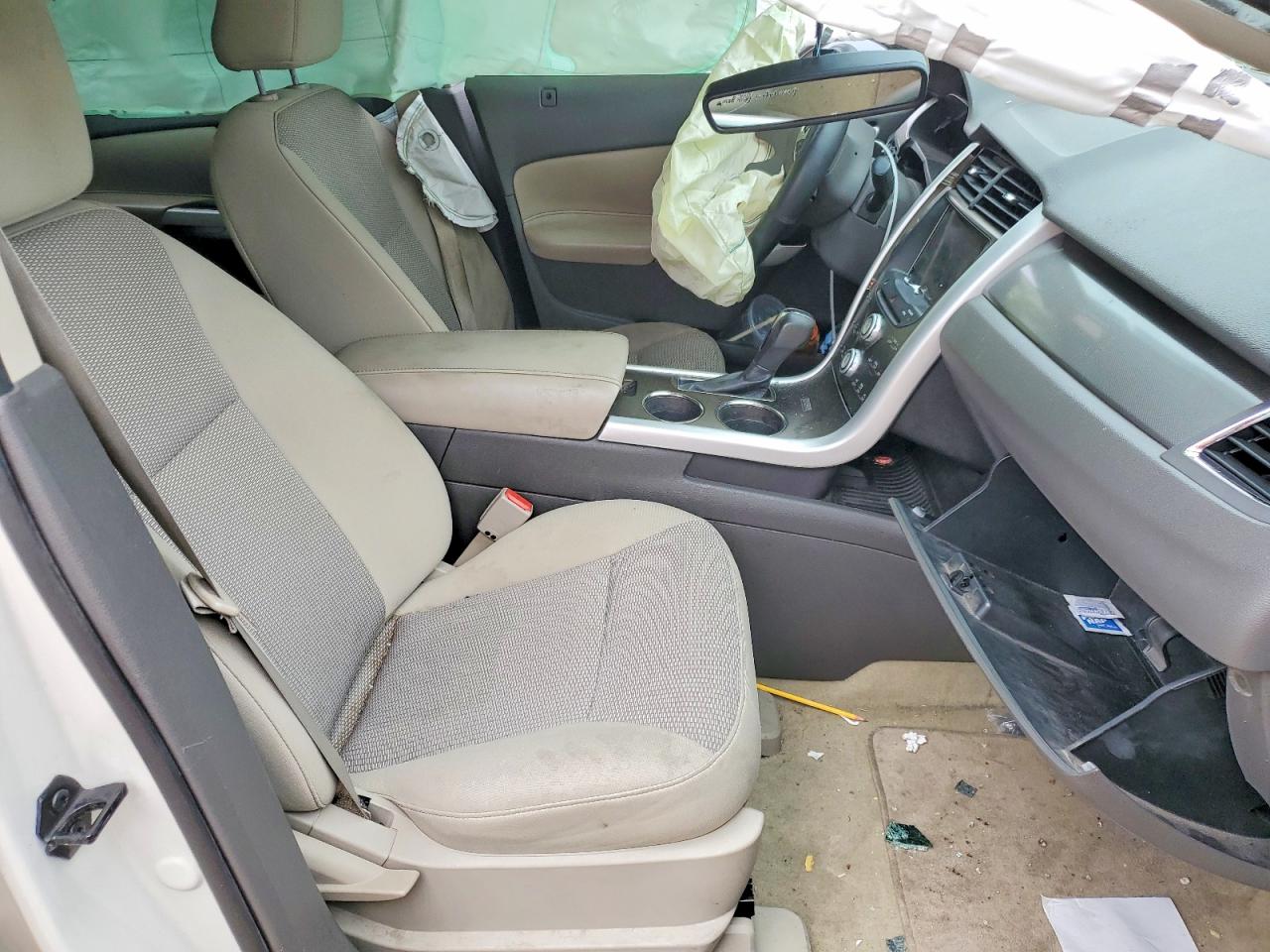 2011 Ford Edge Sel White vin: 2FMDK3JC1BBB14317