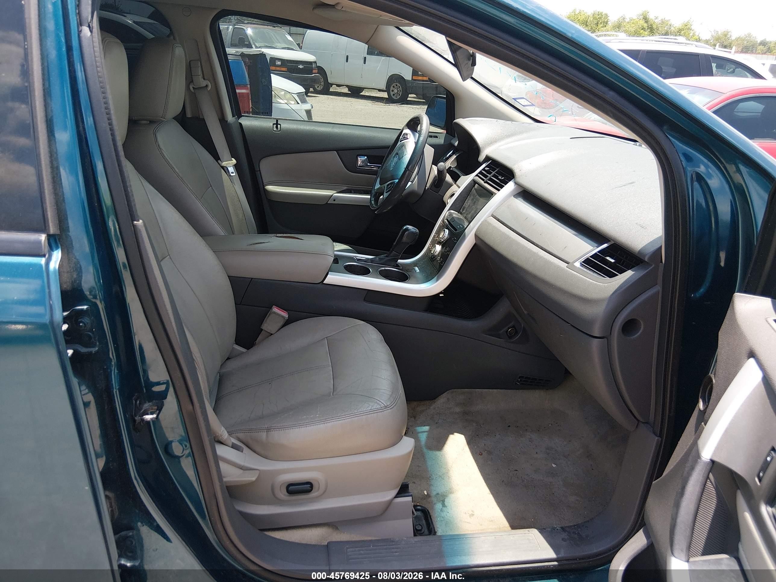 2011 Ford Edge Sel Turquoise vin: 2FMDK3JC1BBB14463